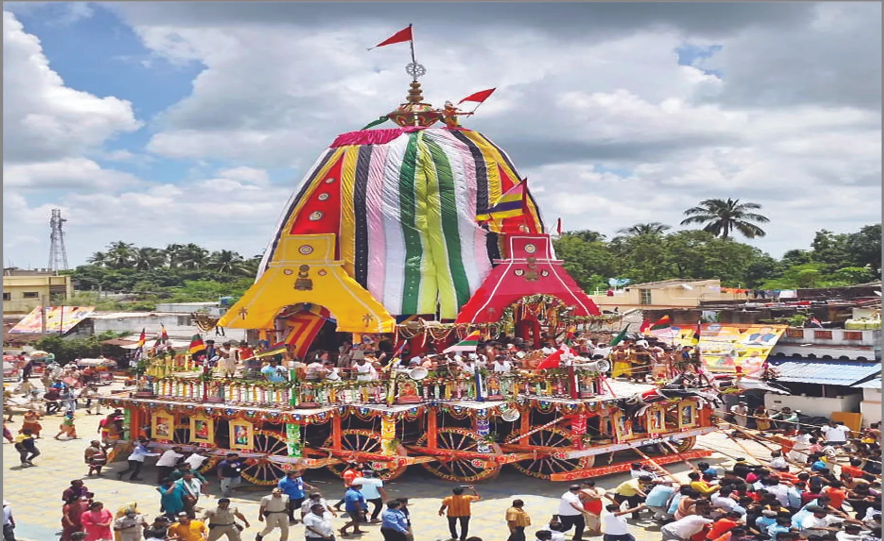 ଶ୍ରୀଗୁଣ୍ଡିଚା ମନ୍ଦିରରେ ପହଞ୍ଚିଲା ରଥ