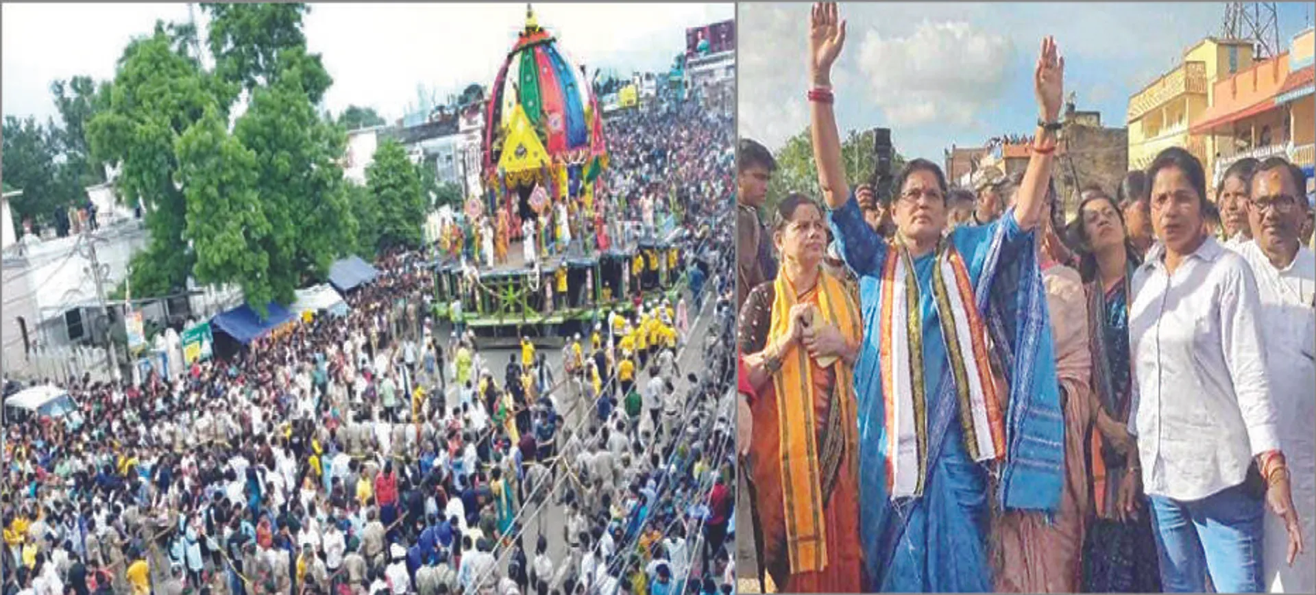ଦ୍ବିତୀୟ ଶ୍ରୀକ୍ଷେତ୍ରରେ ଘୋଷଯାତ୍ରା: ୨ ଲକ୍ଷରୁ ଅଧିକ ଶ୍ରଦ୍ଧାଳୁଙ୍କ ସମାଗମ
