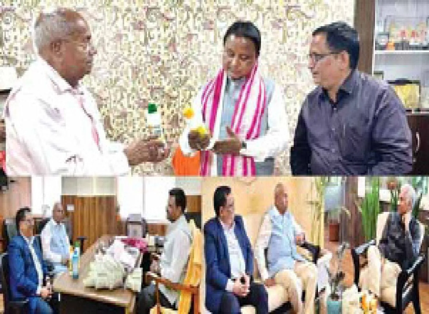 ମୁଖ୍ୟମନ୍ତ୍ରୀ, ଶିଳ୍ପ ମନ୍ତ୍ରୀ ଓ ମୁଖ୍ୟ ଶାସନ ସଚିବଙ୍କୁ ଭେଟିଲେ ଇଫ୍‌କୋ ପରିଚାଳନା ନିର୍ଦ୍ଦେଶକ