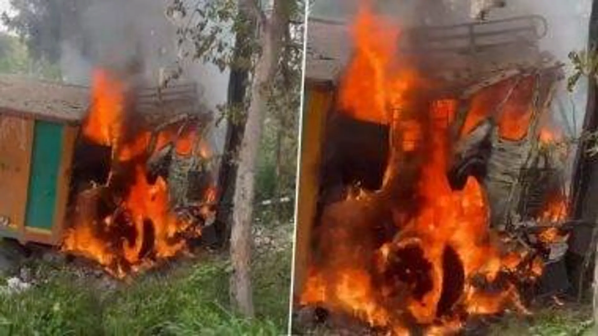 ଦୁର୍ଘଟଣା ପରେ ଜଳିଗ‌ଲେ ପୁଲିସ ଦମ୍ପତି; ପରିବାରରେ ଶୋକରଛାୟା