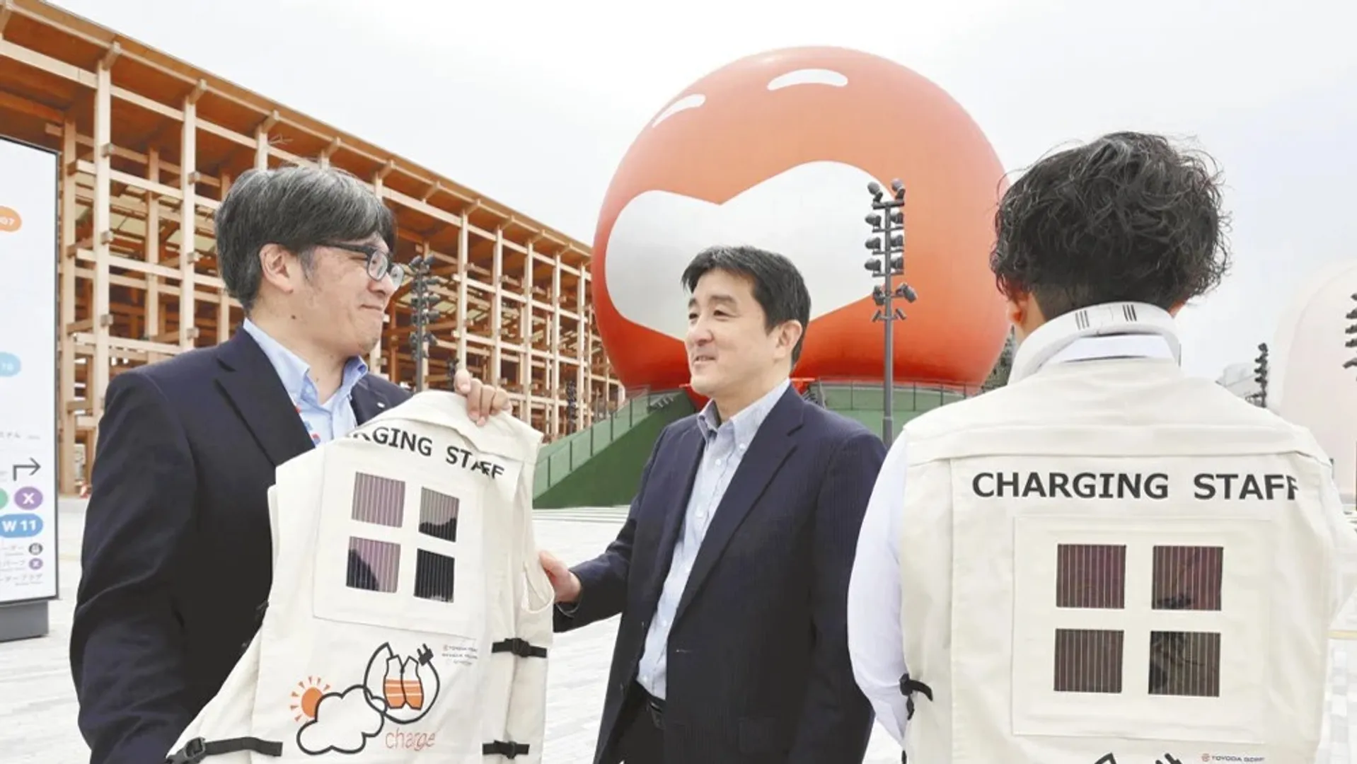 Each vest has four 7.5 cm perovskite panels generating under 4 watts, enough to power small devices like neck coolers. 