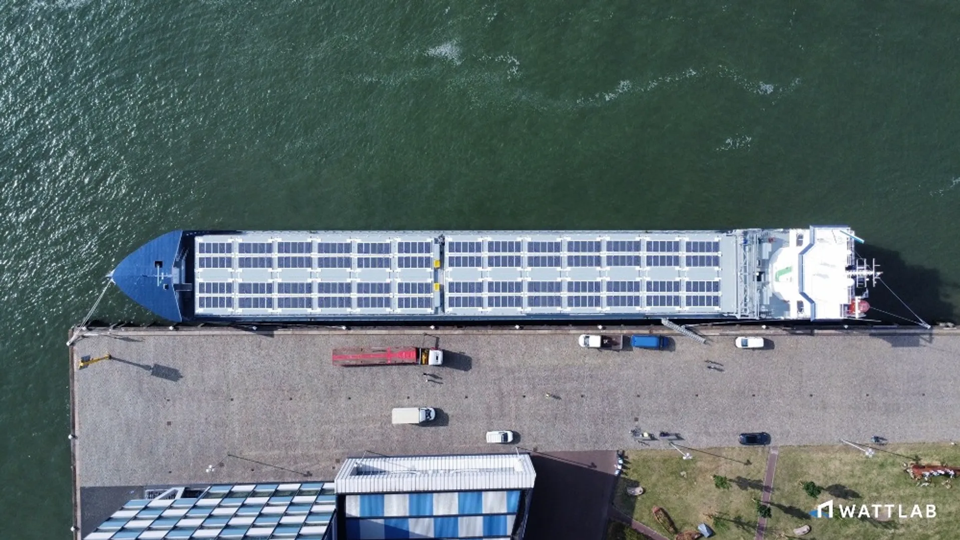 SolarDeck can save 20 tons of fuel and cut 68 tons of CO₂ annually on ships of similar size. 