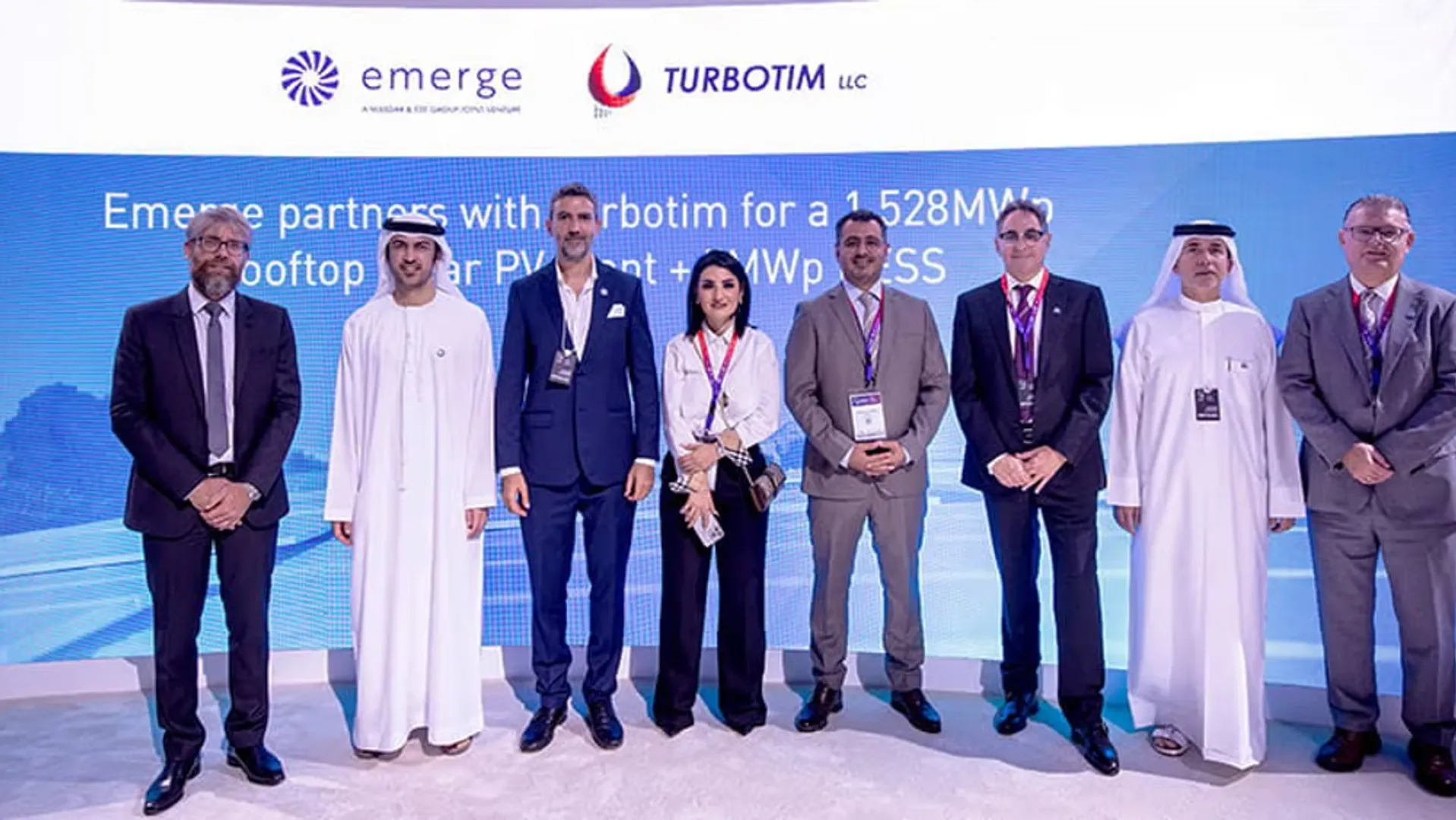 Emerge has committed to financing, designing, and operating the system under a 20-year contract. 