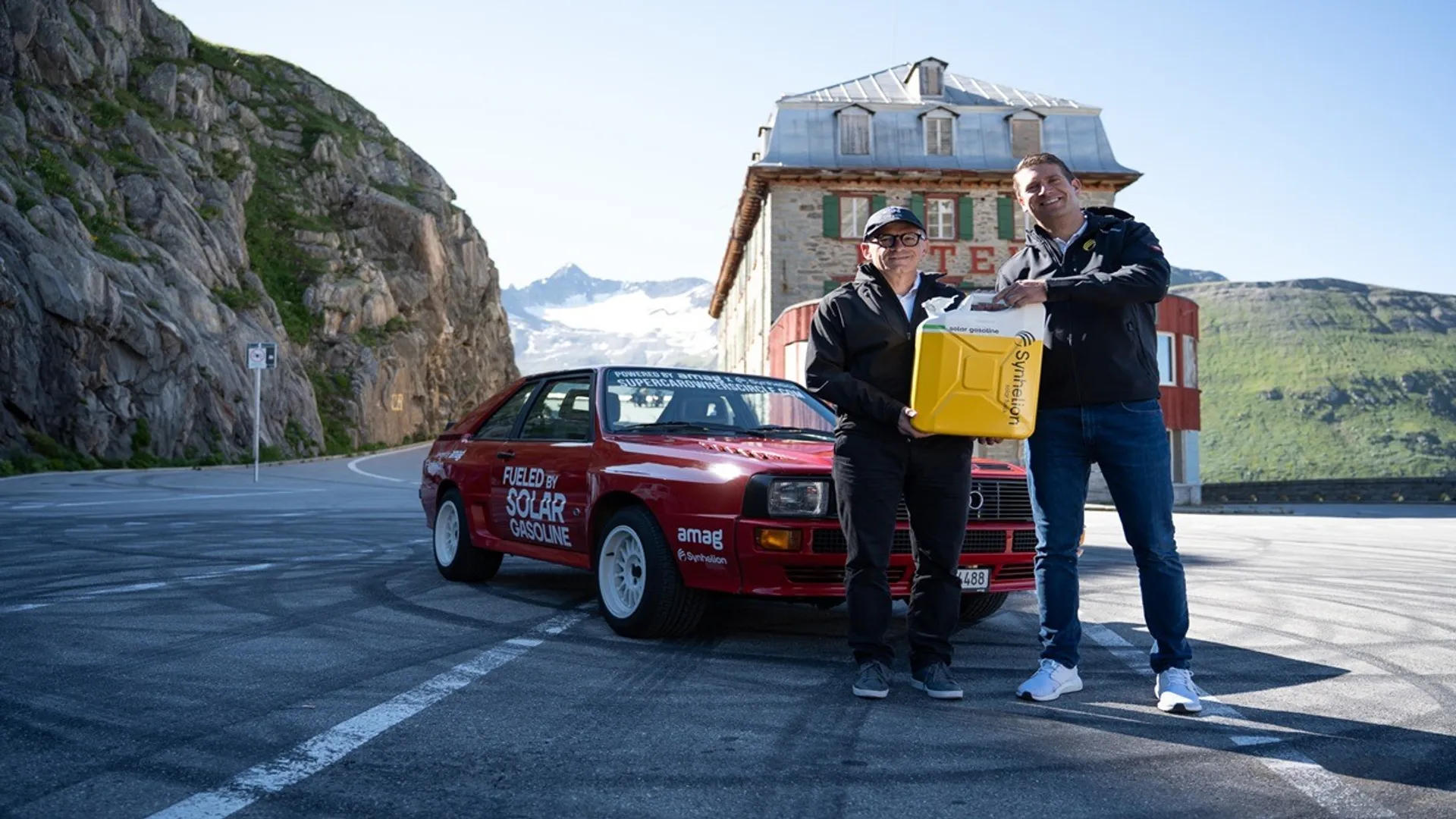 Synhelion’s DAWN plant in Germany has produced solar fuels now tested on iconic AMAG vehicles.