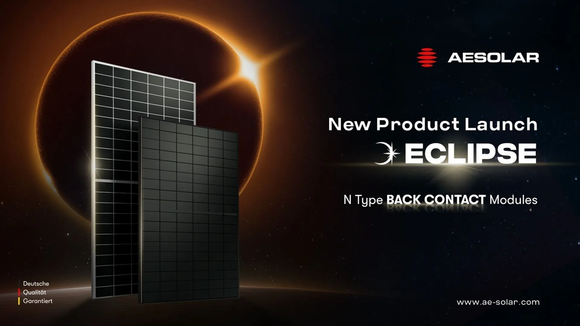 Eclipse BC modules have achieved industry-leading durability with only about 1% initial degradation and 0.35% annual decay in power output.