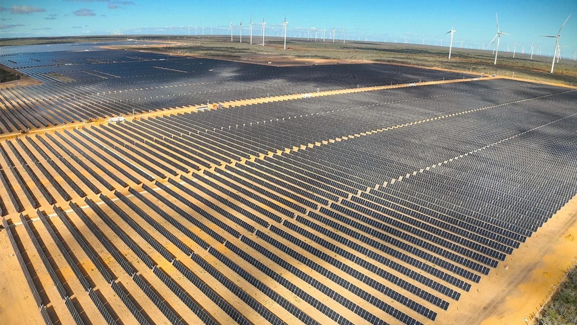 Casa dos Ventos has used NX Horizon-XTR trackers for hilly terrain in three Brazil hybrid solar projects supplied by Nextracker.