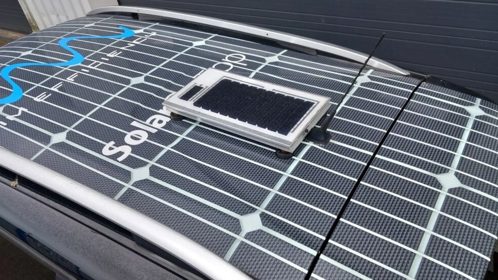 Rooftop solar panels on vehicles have generated about 2.8 kWh per square meter annually.