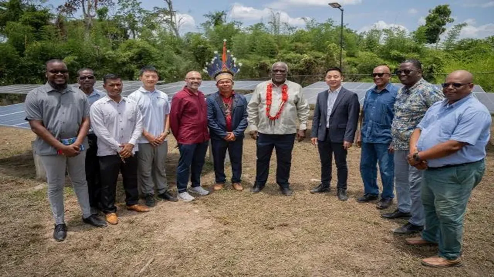 Batavia Village solar grid provided 24-hour electricity to over 125 households in Region Seven.