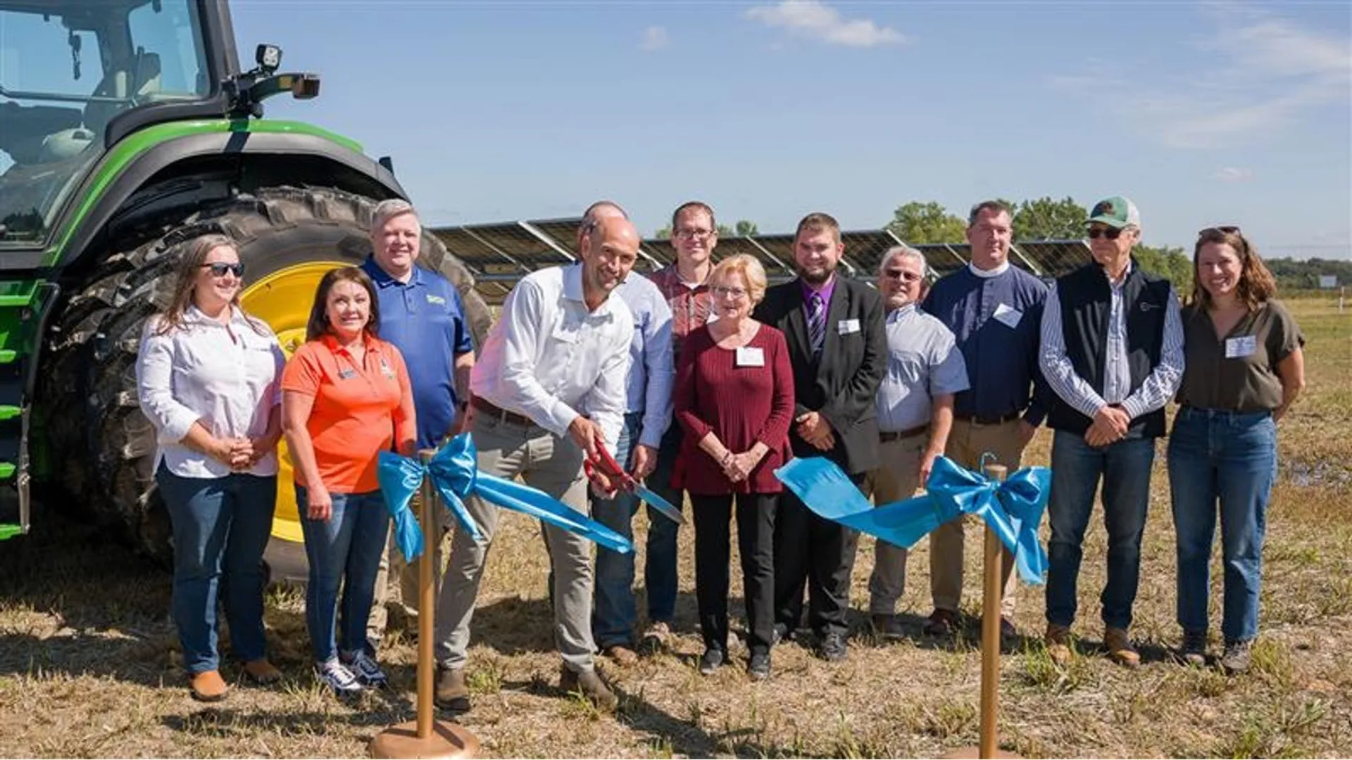 The Eldorado project has combined large-scale solar with agrivoltaics, planting Kernza beneath panels.