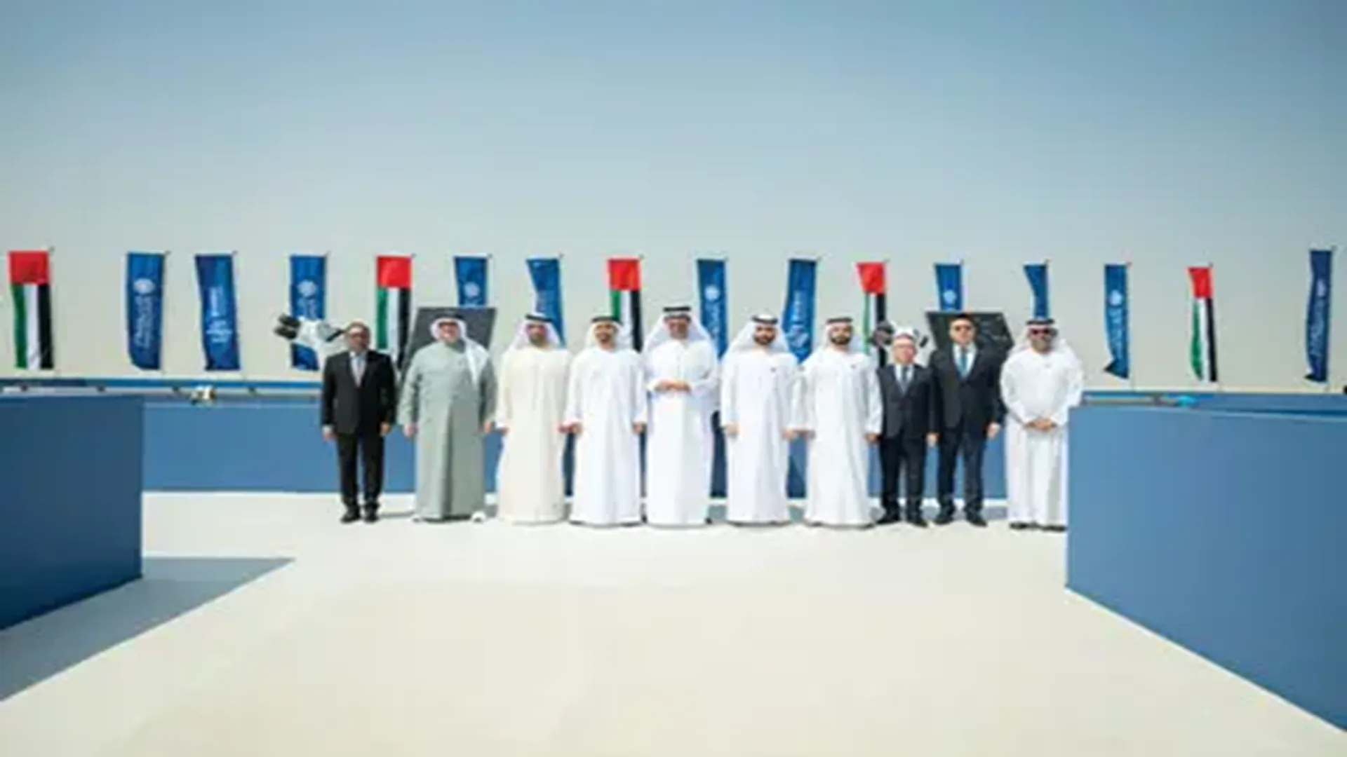 The Abu Dhabi project has integrated advanced solar and battery systems to enable round-the-clock renewable supply.