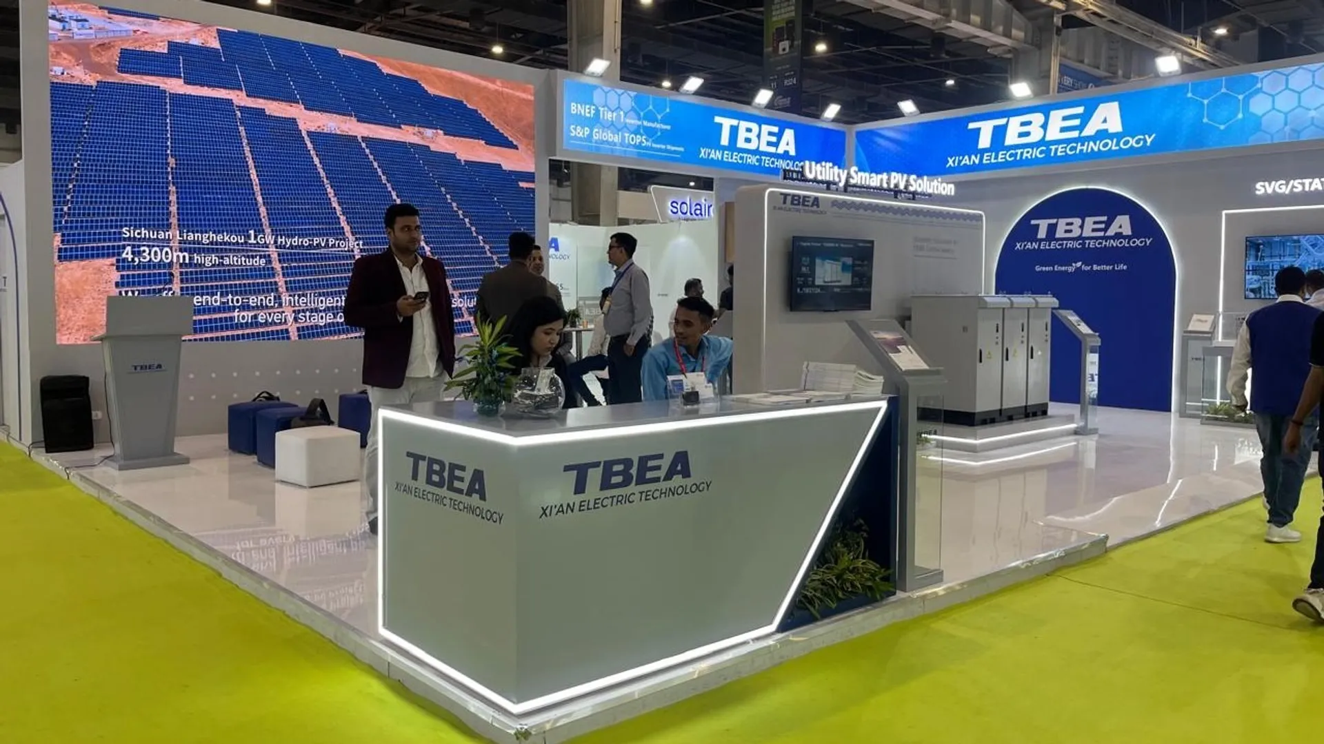 TBEA showcased its latest inverter range at India Expo 2025
