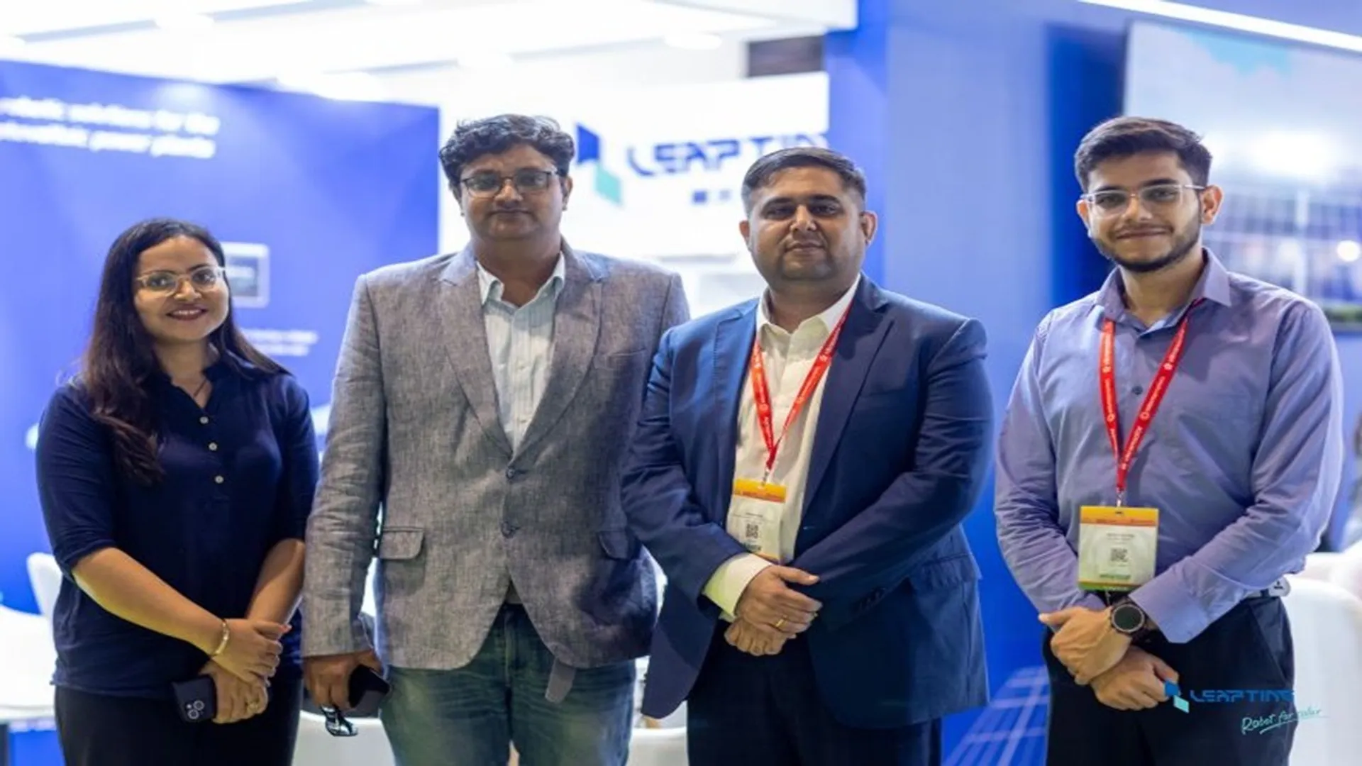 The Radhanpur project has adopted Leapting G1 robots to enhance module upkeep.