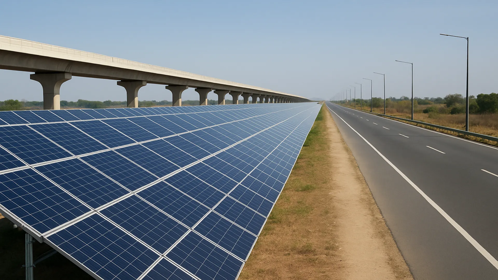 The NH 709B corridor has shown how highway land use gets optimised through solar placement.