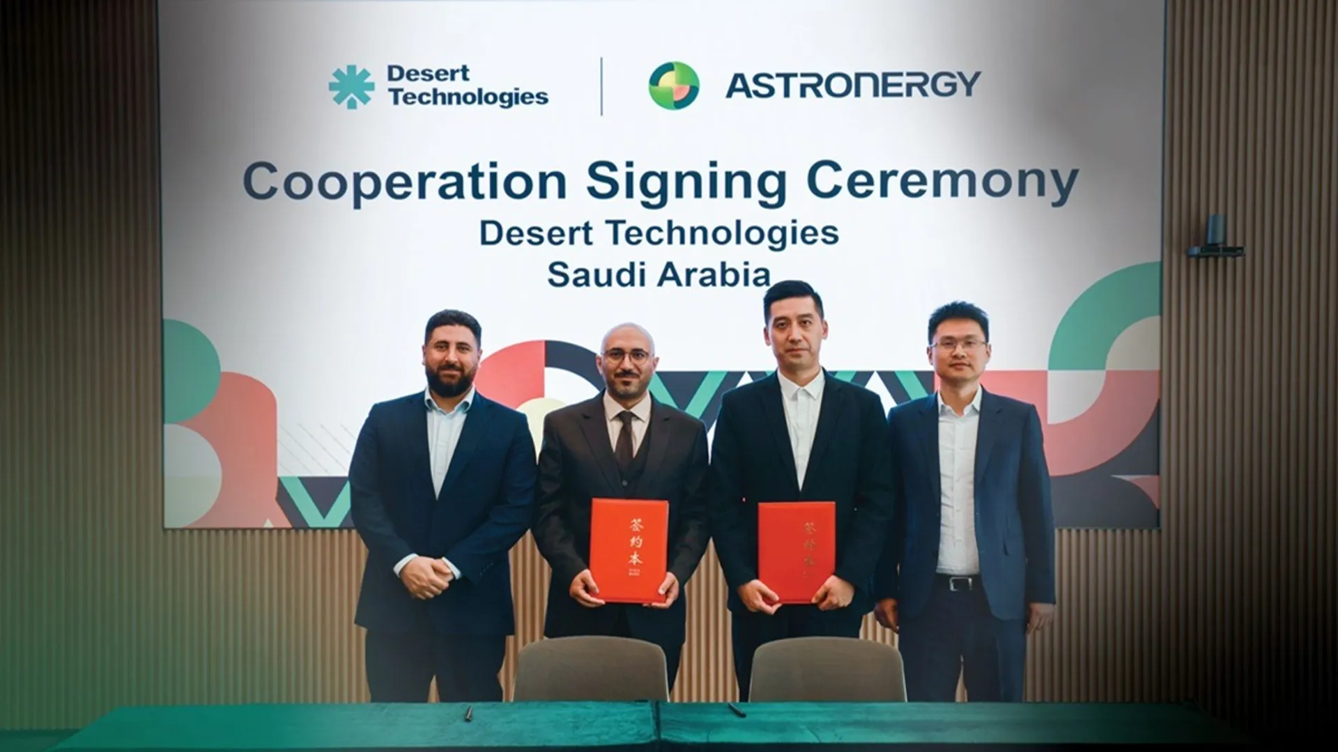 Desert Technologies and Astronergy have deployed high-efficiency solar modules for regional power generation.