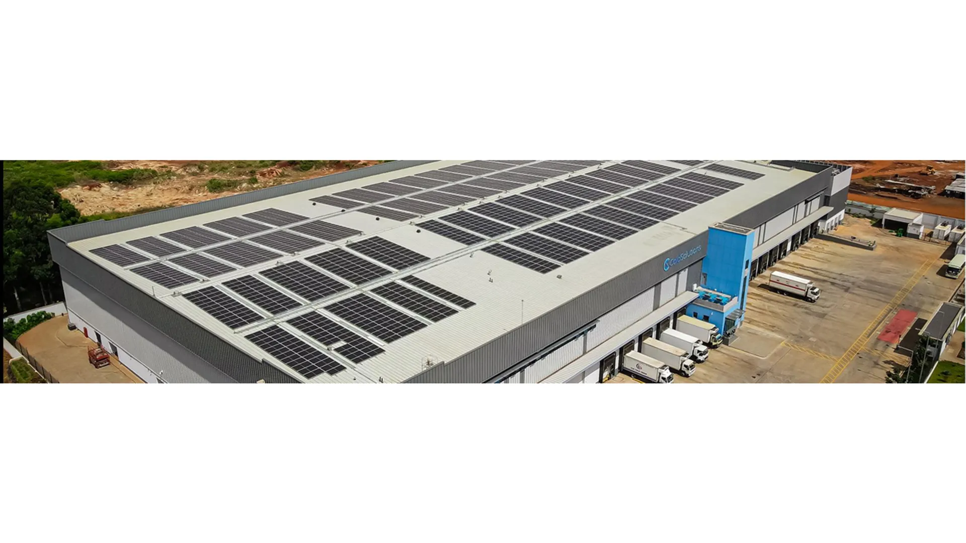 Cold Solutions Kiambu has integrated rooftop solar supplying about 30% power for cold storage operations.