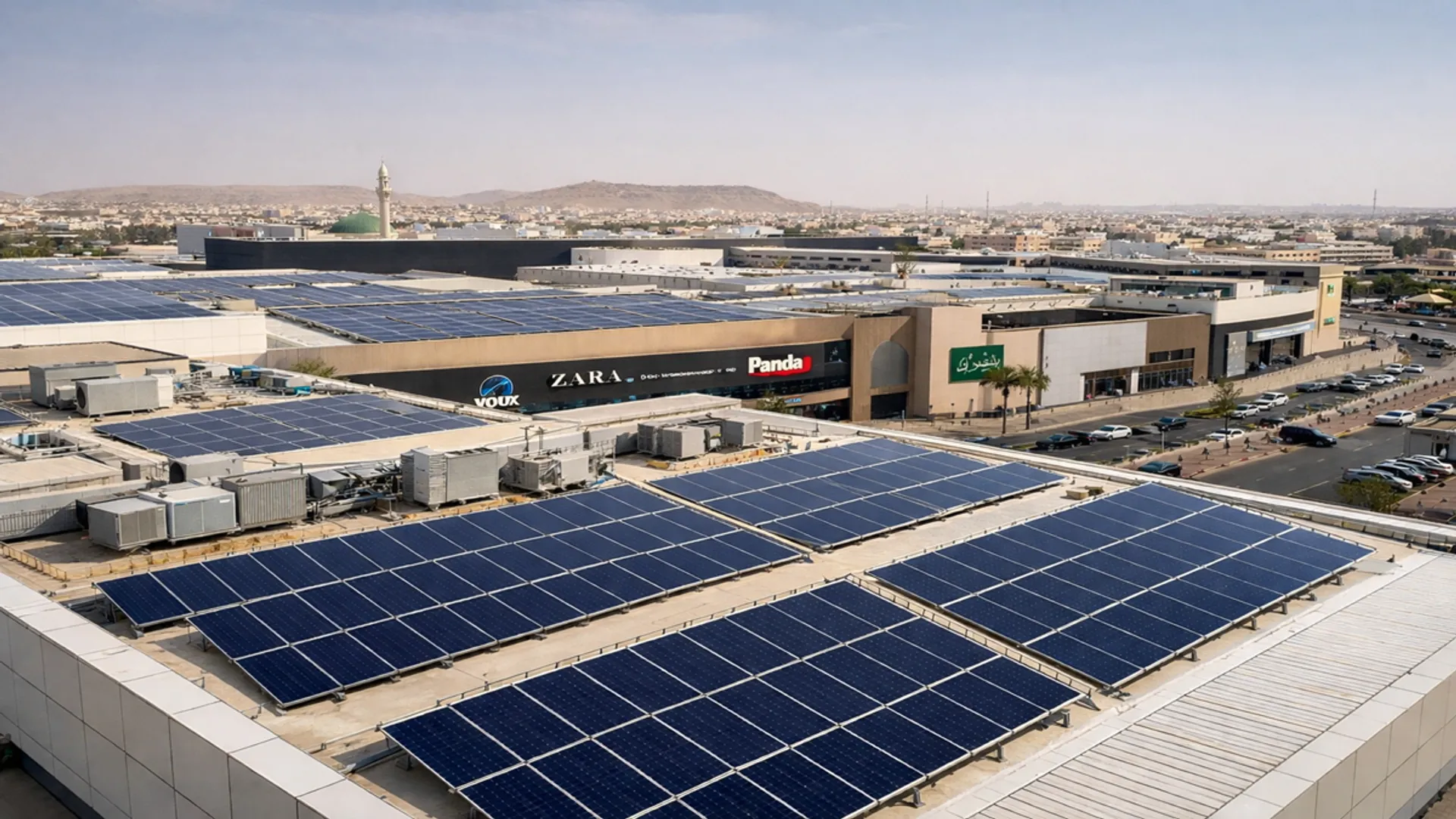 The acquired platform held over 100 MW distributed solar portfolio with Cenomi Centers contracts.