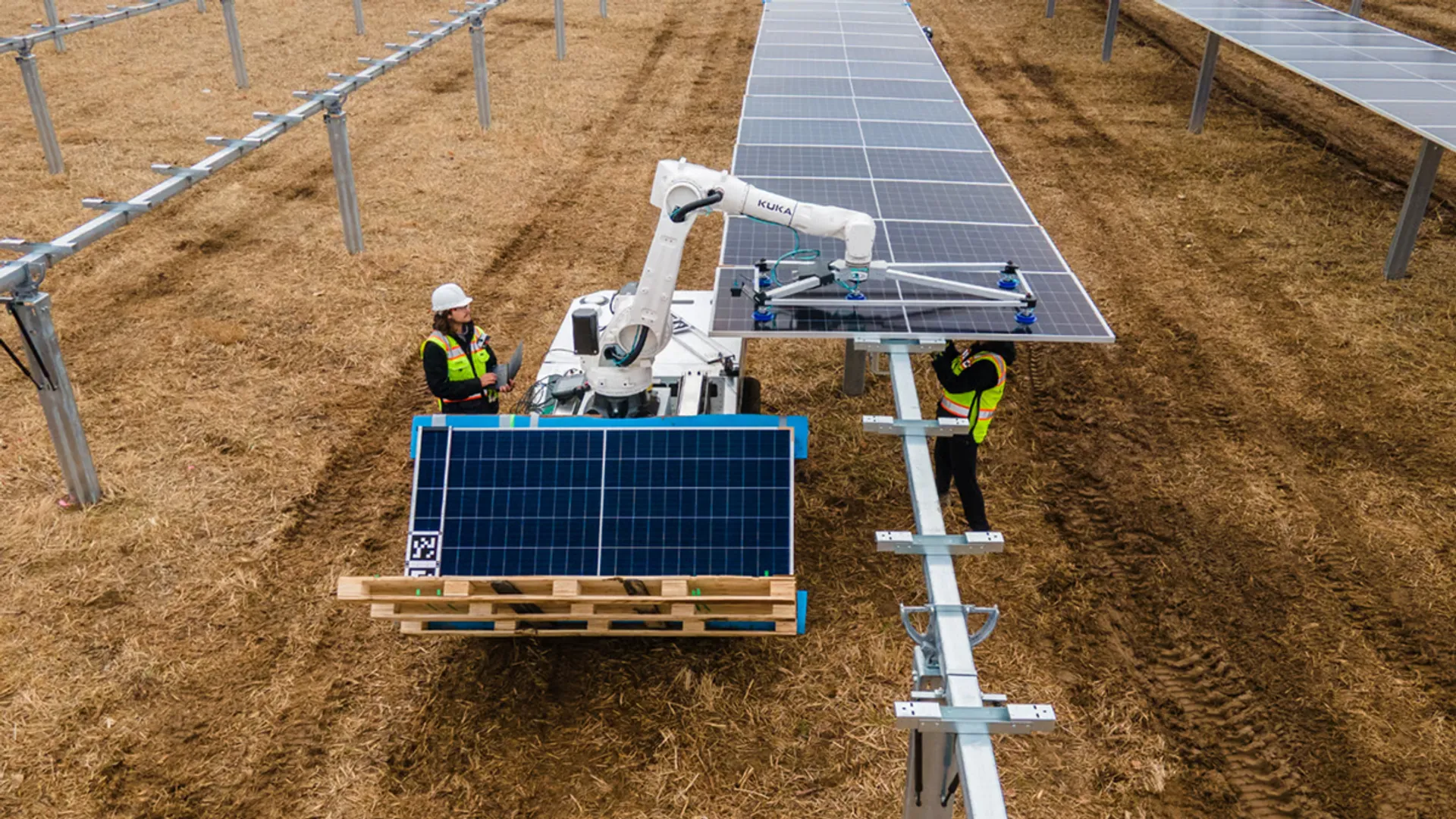 SunRobi applied Cosmic-1A robotics across planning and execution stages in active US solar projects.