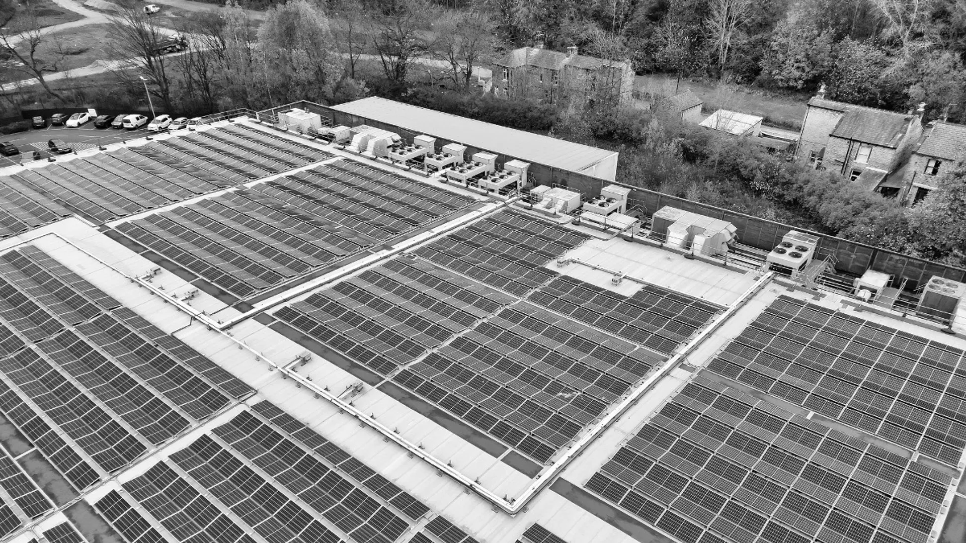 The tender scope includes engineering, installation, testing, and commissioning of the rooftop PV system.