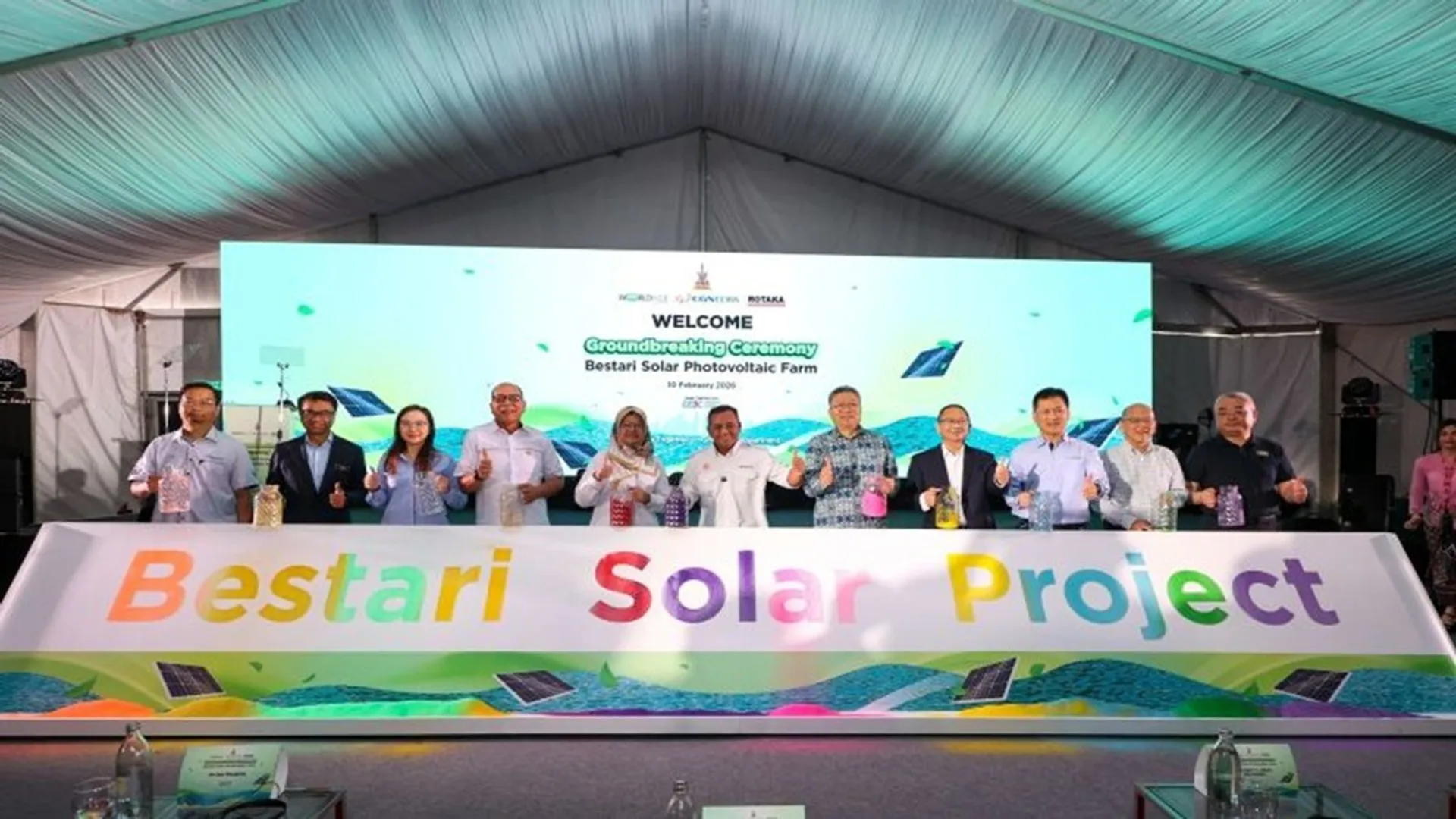 Bestari Solar facility is planned to generate about 640,000 MWh annually across 430 hectares.