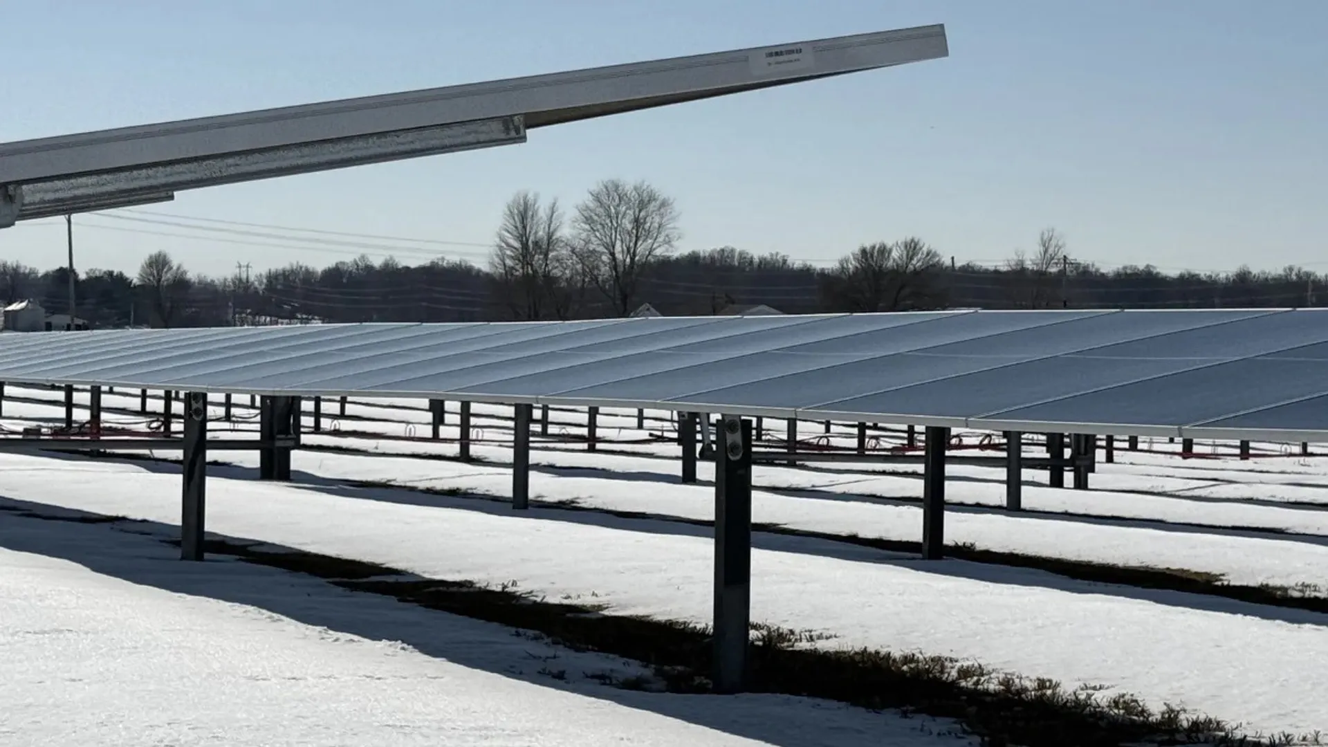 The facility uses more than 515,000 solar panels and is designed to power over 100,000 homes across Central Indiana.