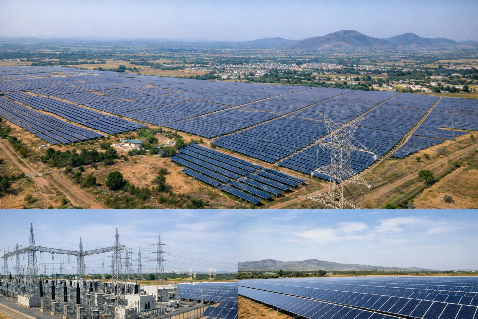 The 200 MW AC / 300 MW DC solar park was projected to generate 445 million units annually and create nearly 690 jobs.