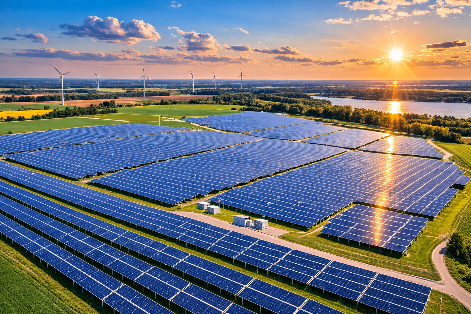 The agreement includes four solar projects: Wydartowo, Bieżyce, Ostrzeniewo III and Nowy Zagór III.