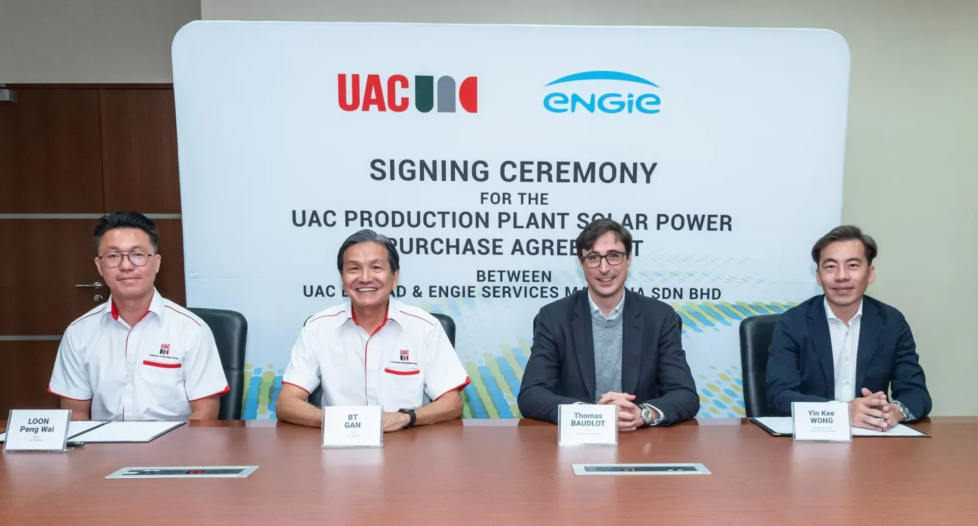 ENGIE & UAC Berhad sign 20-year solar PPA