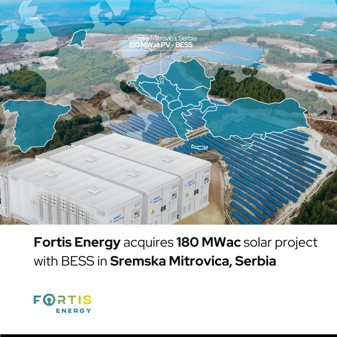 Fortis Energy acquires 180 MW solar plant in Serbia