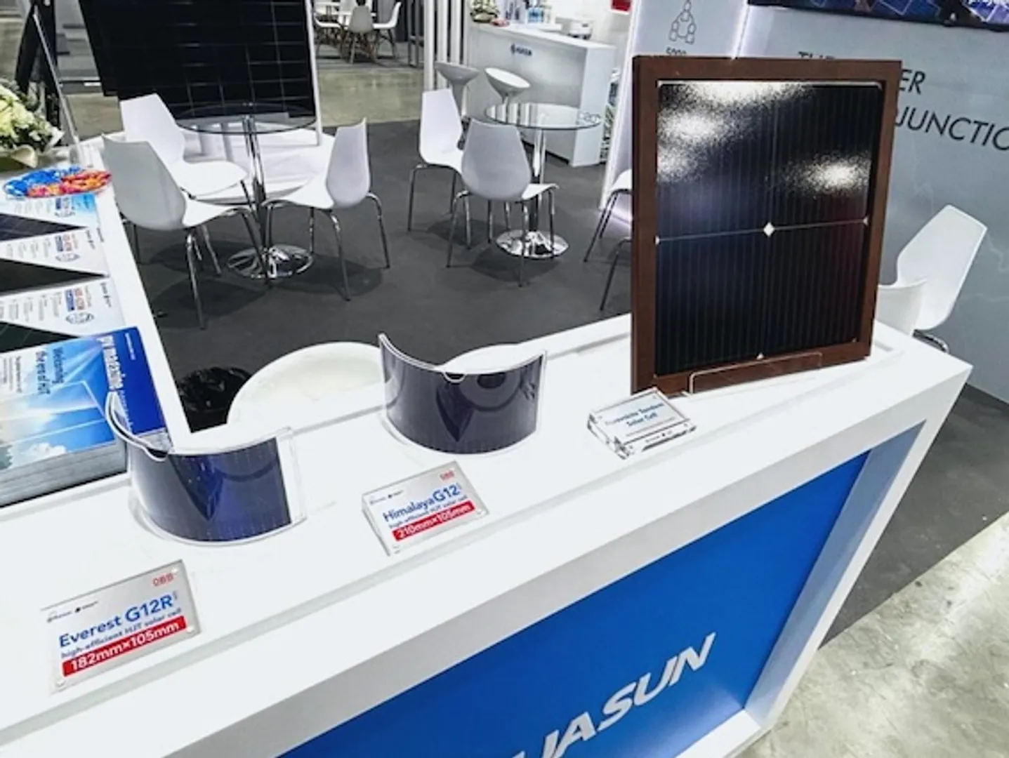 Huasun showcases HJT products at ASEAN Week
