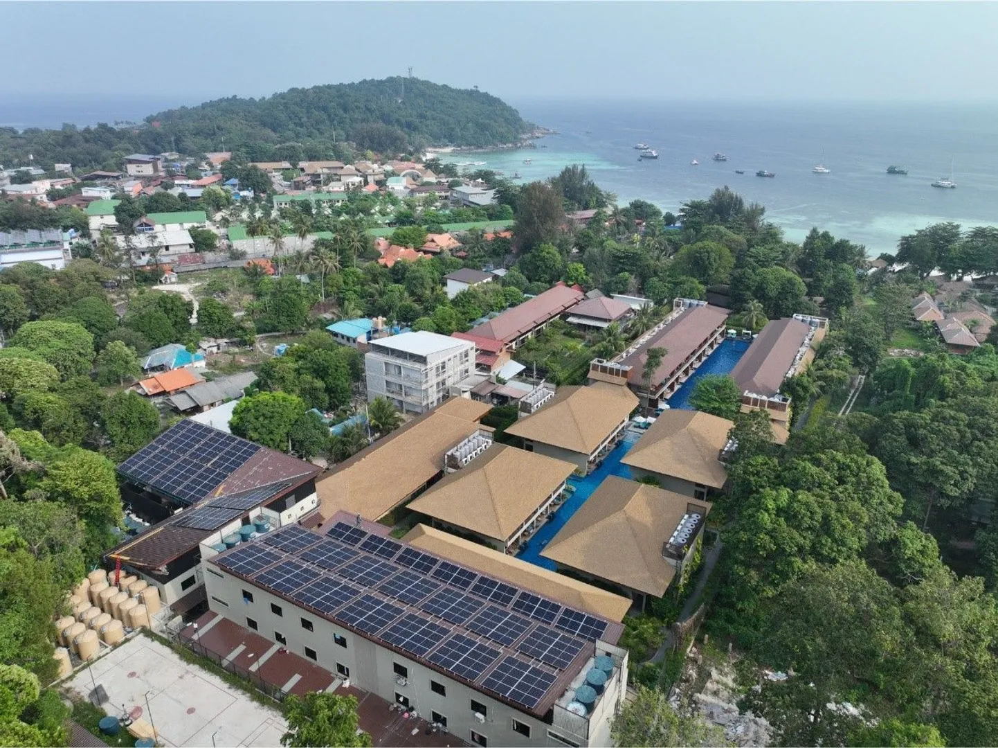 LONGi solar panels power Akira Lipe Resort on Koh Lipe