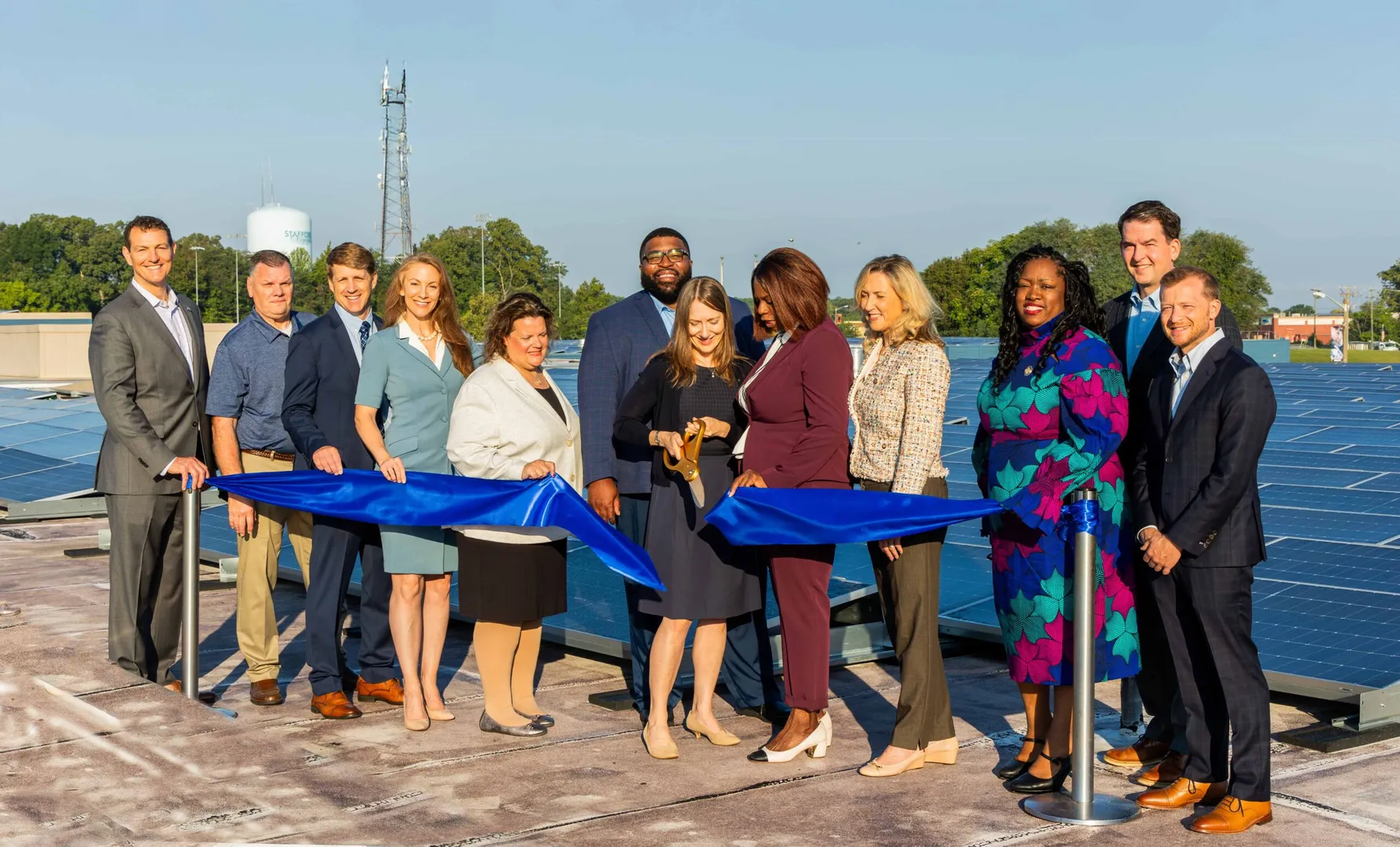 MEI & Stafford County unveil 1.8 MW PV rooftop array