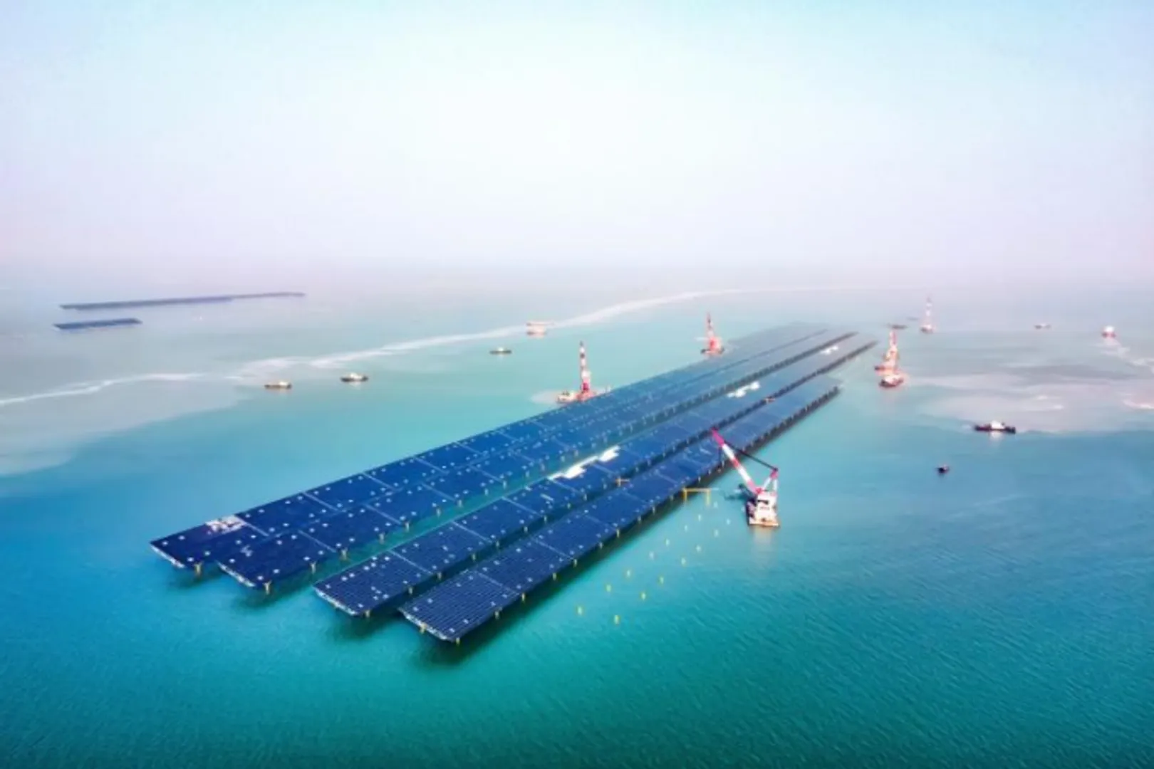 CHN Energy unveils 1 GW offshore PV project in Shandong
