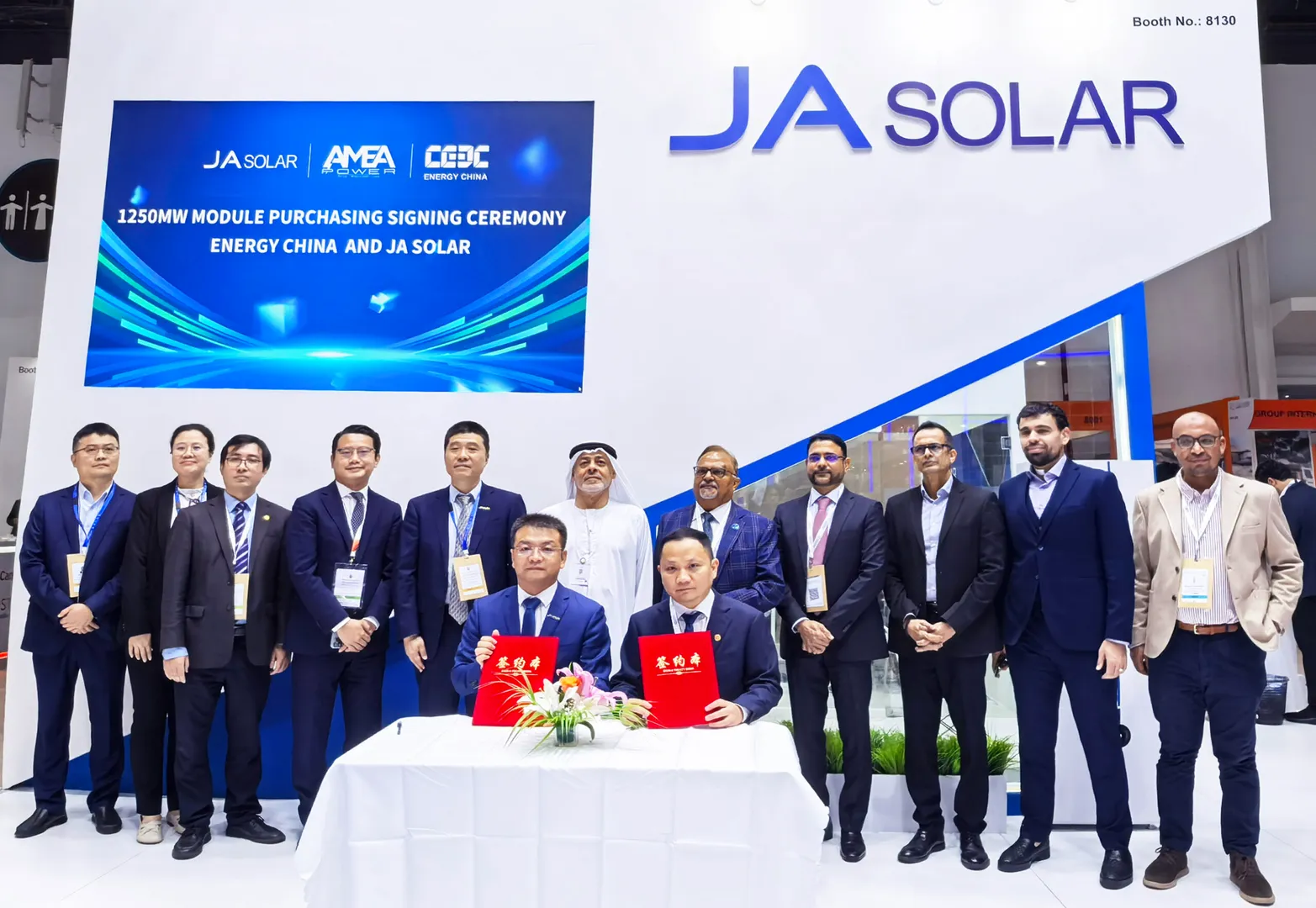 At WFES 2025, JA Solar signs 1.25 GW PV deal with CEEC