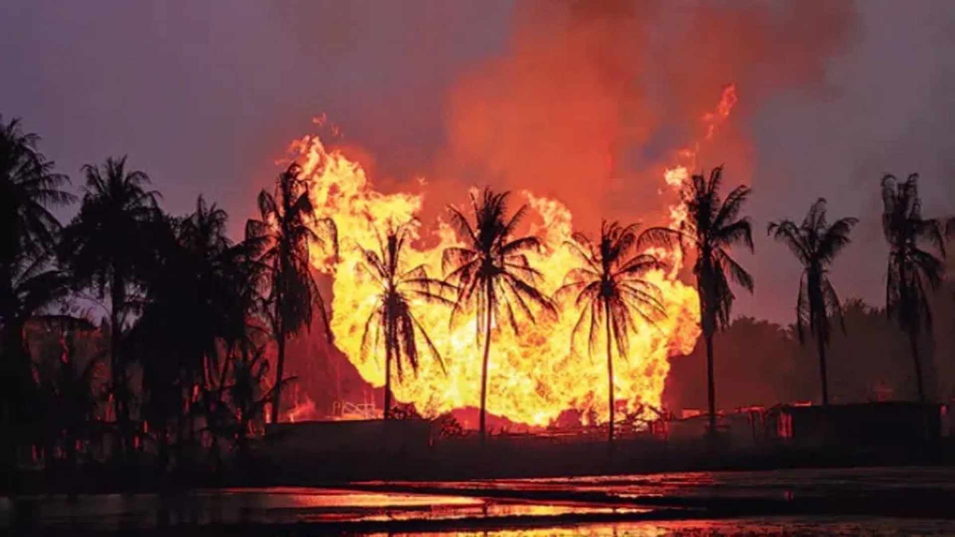 ONGC OIL BARREL FIRE