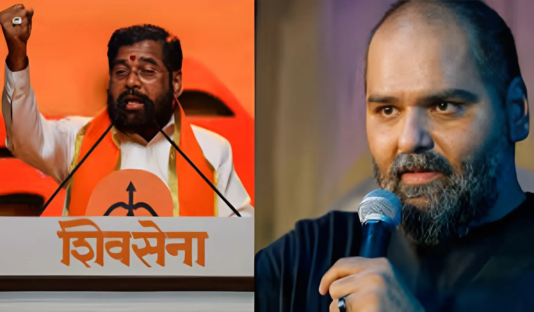 aknath shinde notice to kunal kamra
