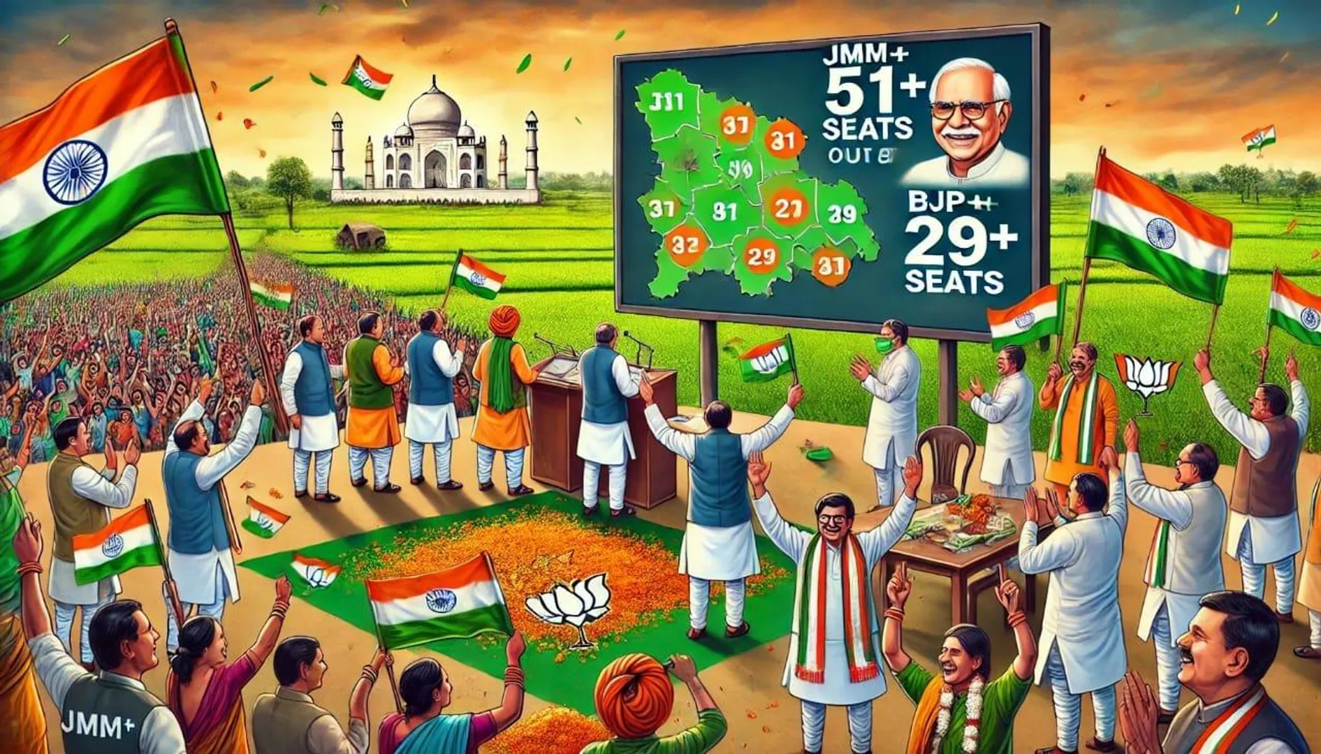 झारखंड चुनाव 2024 झामुमो की जीत