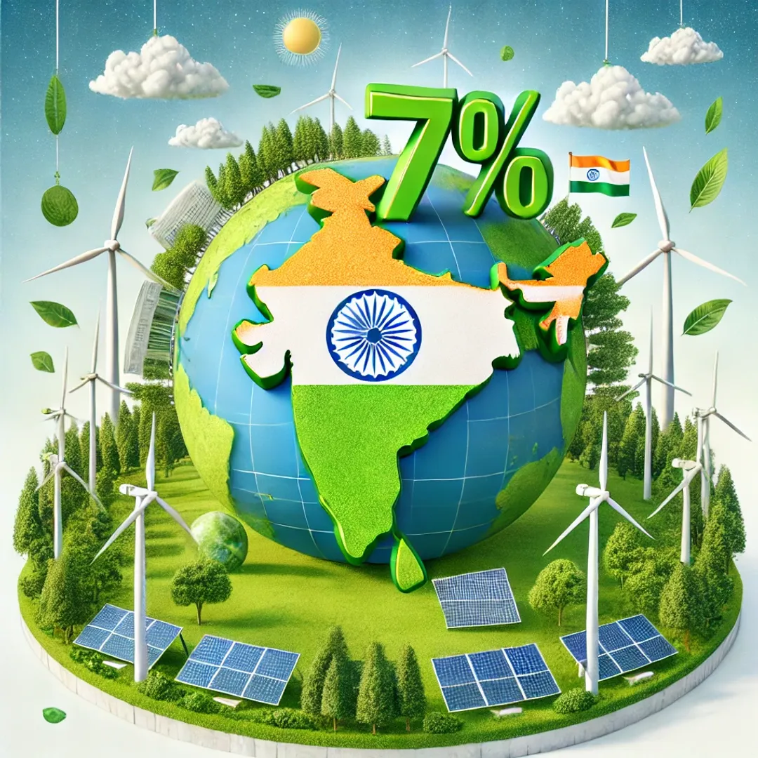 **भारत का ग्रीन हाउस गैस उत्सर्जन 2020 में 7.93% घटा | UNFCCC रिपोर्ट 2024**