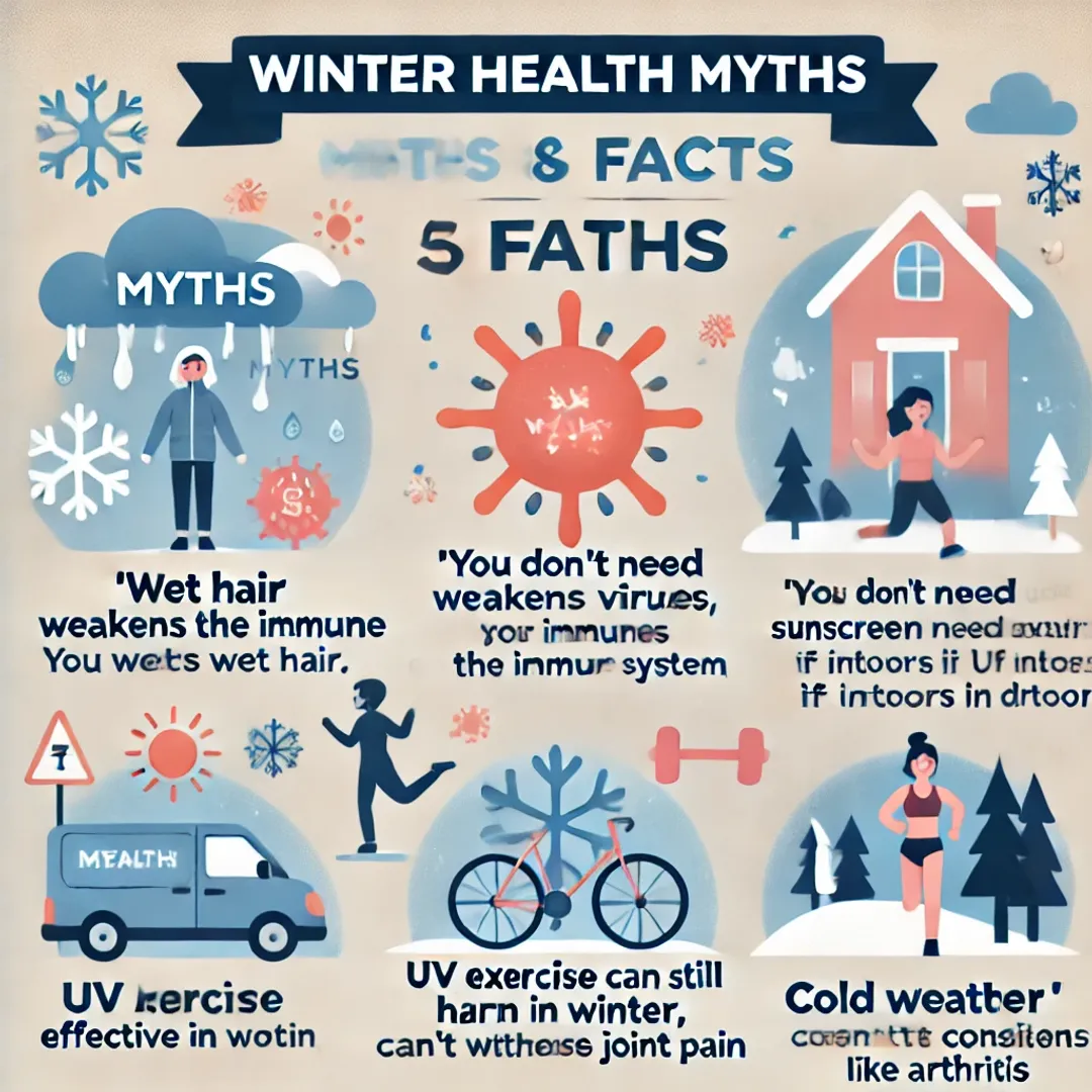 "Winter health myths" या "cold weather health tips."