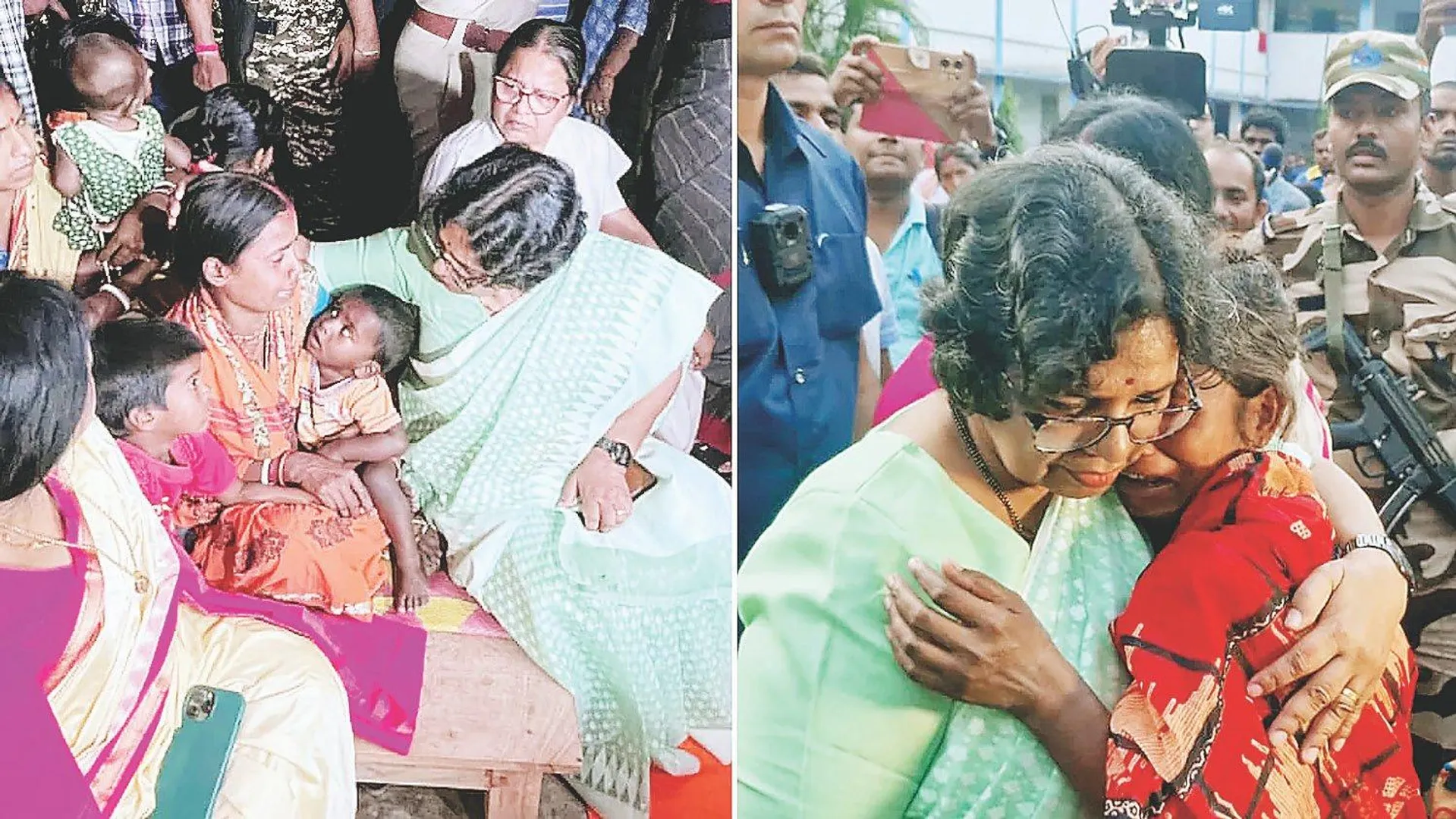 मुर्शिदाबाद हिंसा: महिलाओं की आंखों से छलका दर्द, राज्यपाल और महिला आयोग की टीम मौके पर