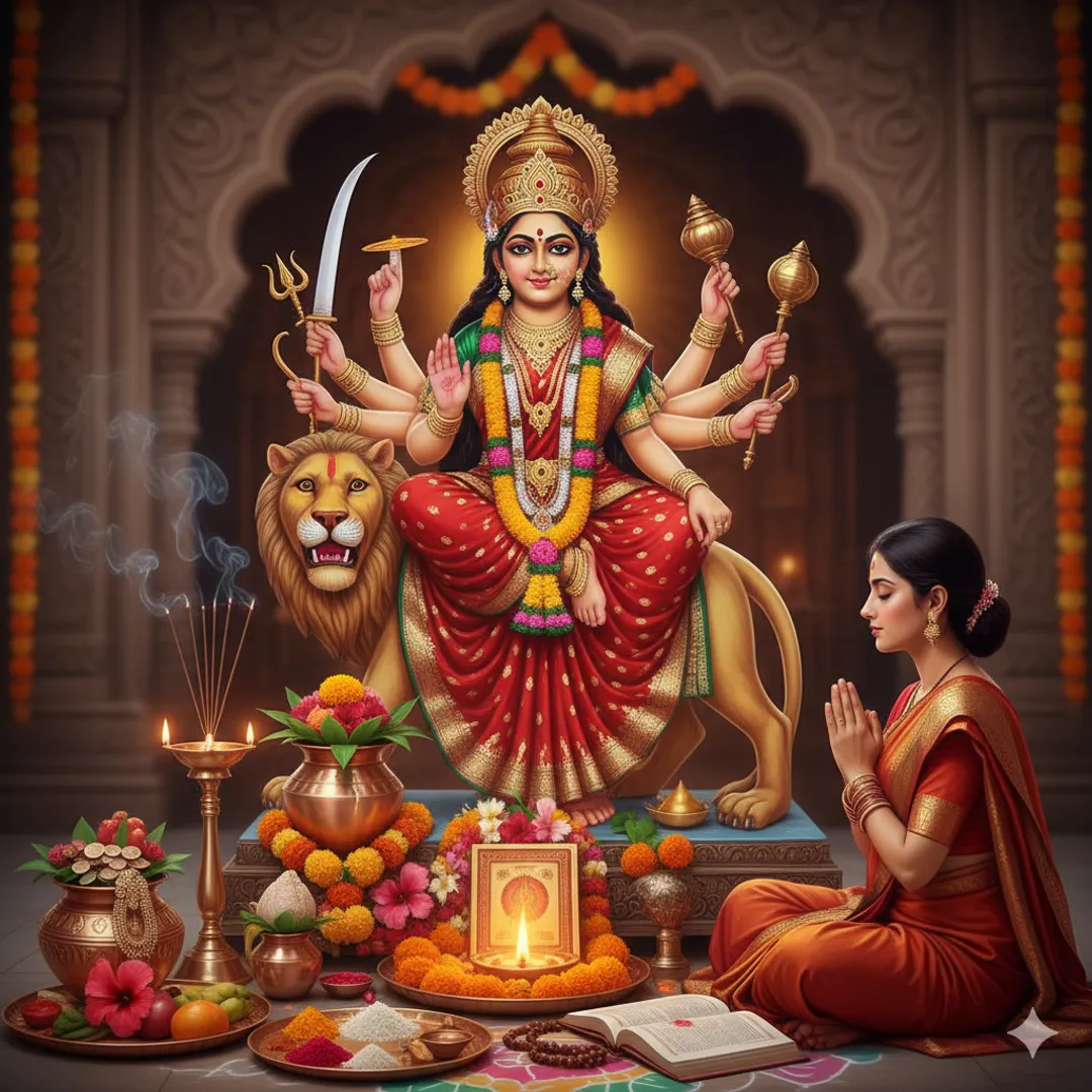 shardiya-navratri-2025-significance-katha-upay