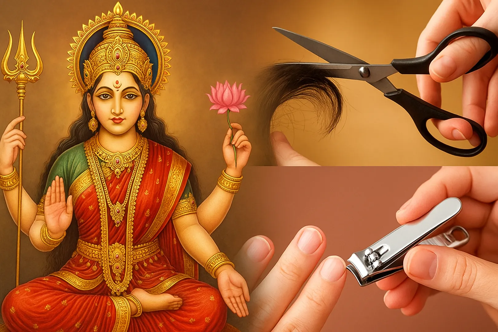 navratri-why-not-cut-hair-nails-religious-scientific-reason