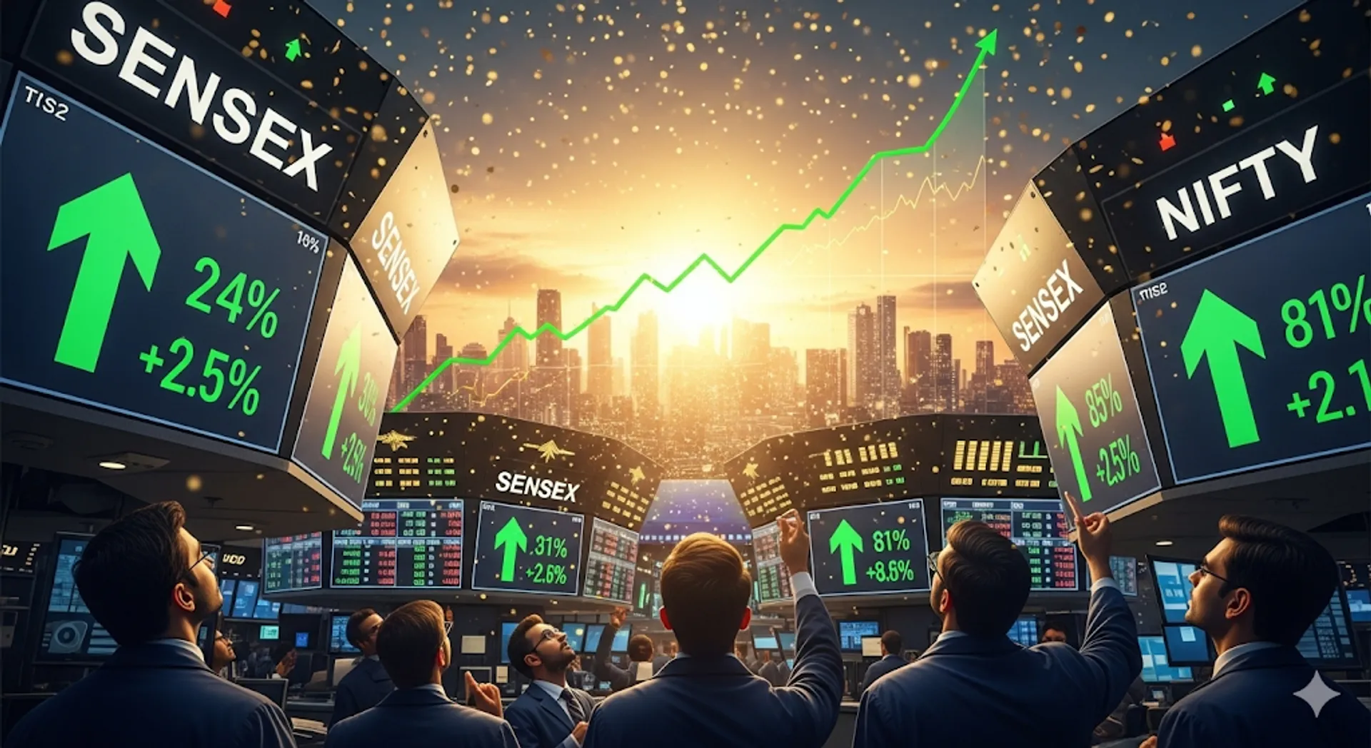 sensex-nifty-rises-ipo-updates-federal-reserve-rate-cut