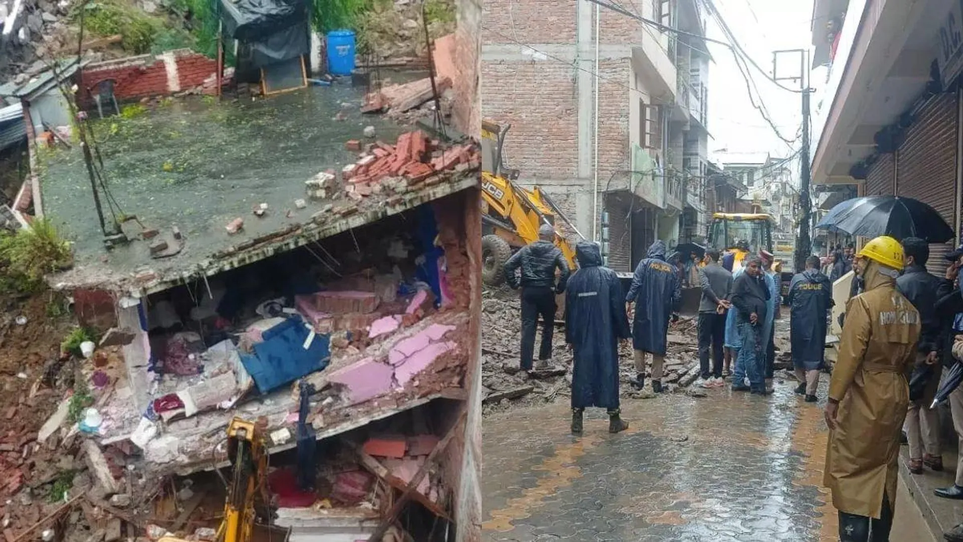 कुल्लू में दर्दनाक हादसा: लैंडस्लाइड से मलबे में दबे सात लोग, एक की मौत, रेस्क्यू अभियान जारी