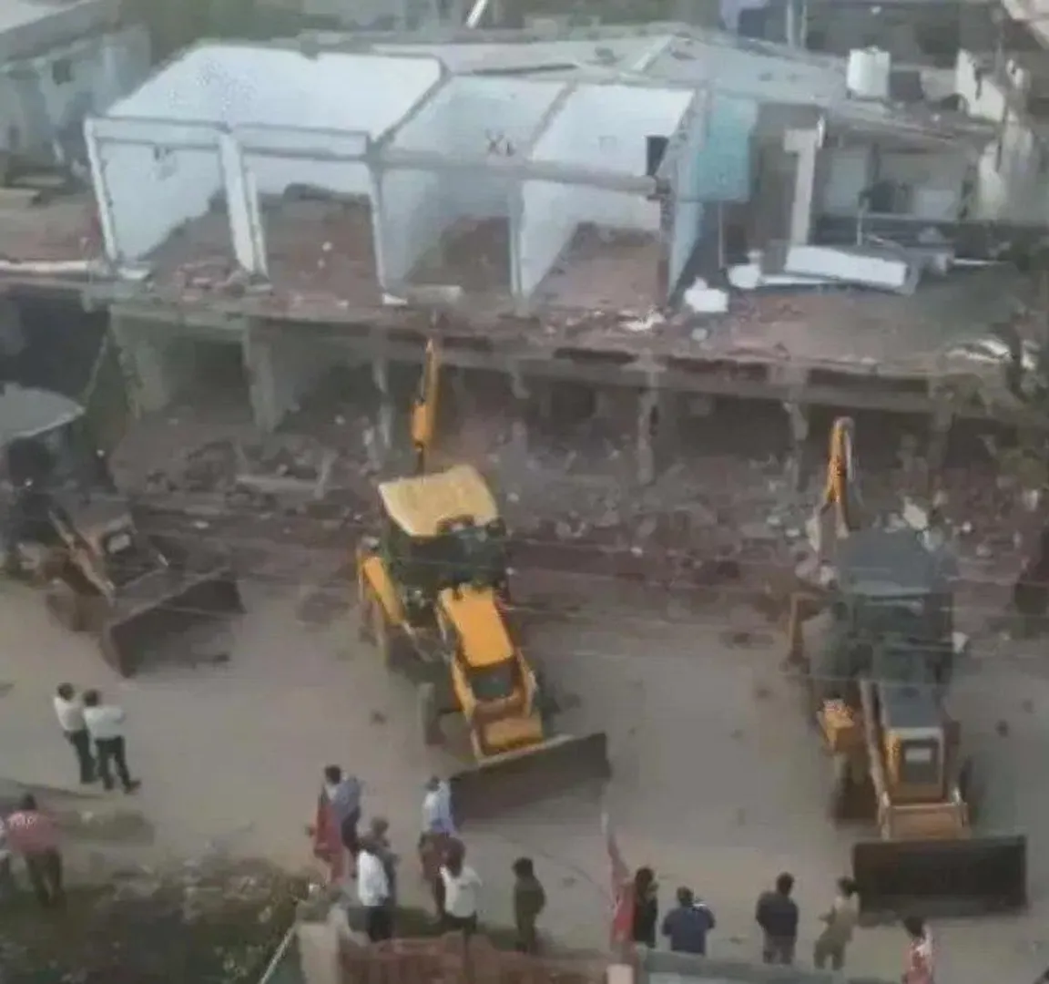 bahiyal-garba-violence-demolition-action-gujarat