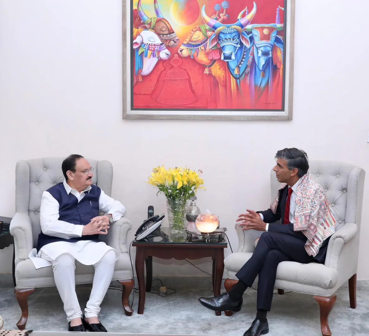 jp-nadda-meets-rishi-sunak-know-bjp-initiative-delhi