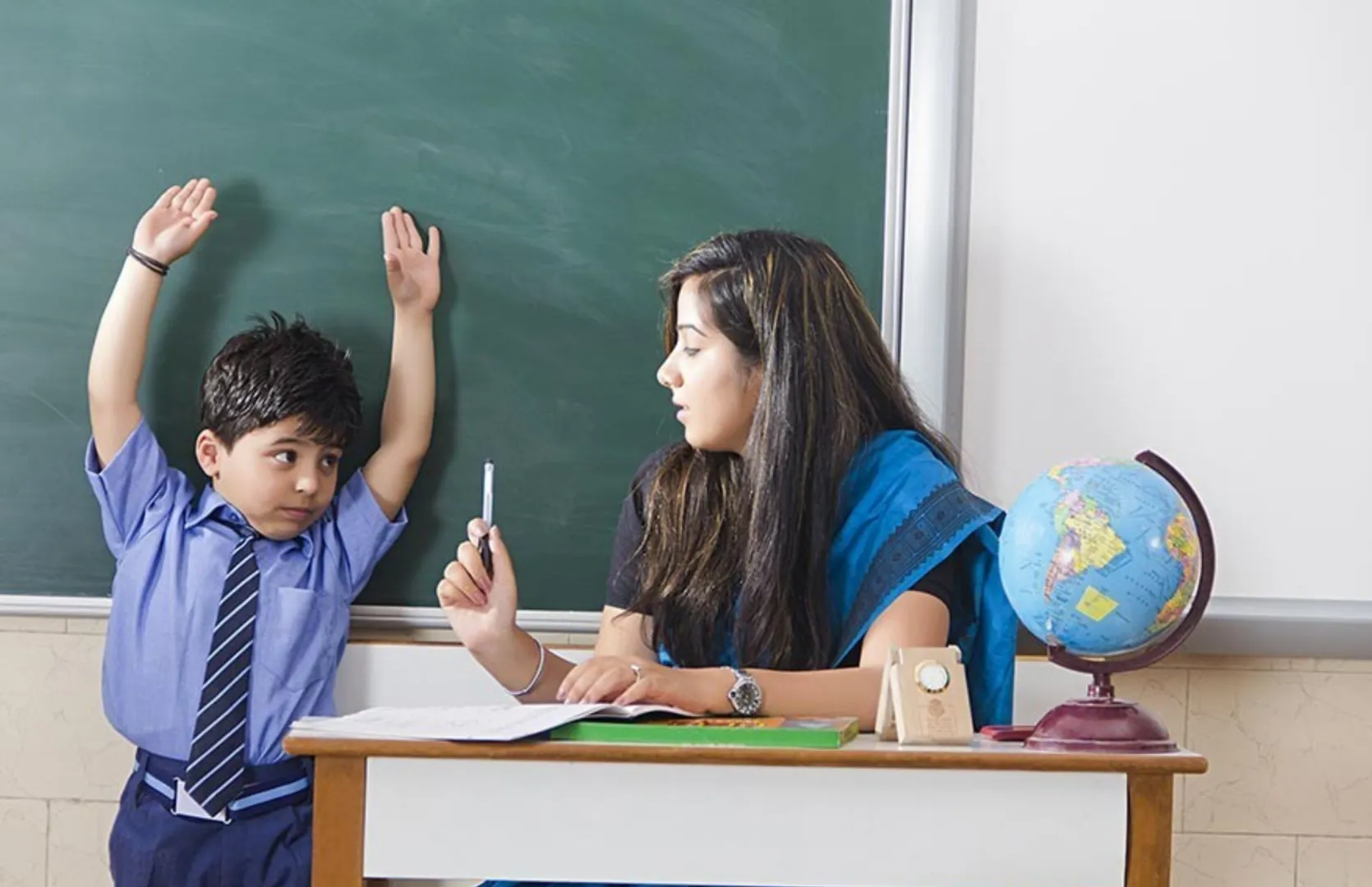 teacher slaps kid