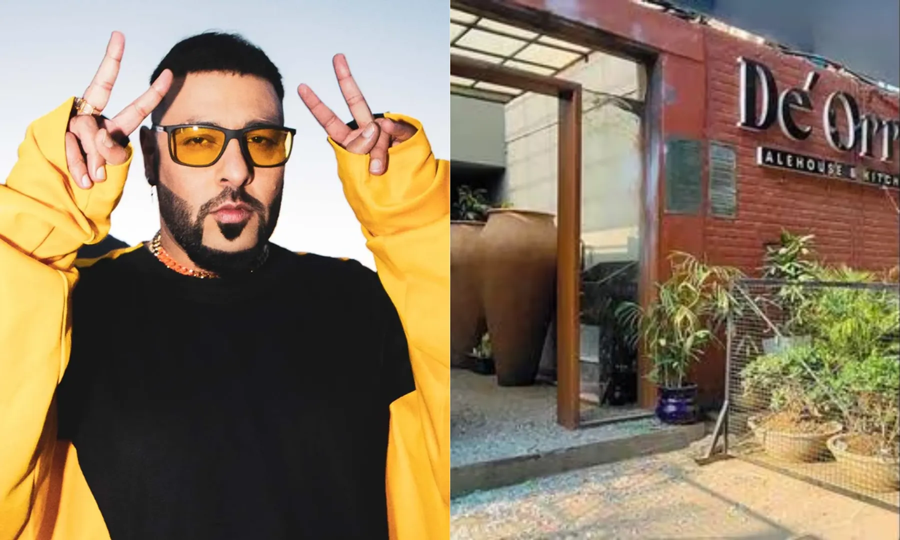 CCTV captures man throwing bomb outside rapper Badshah’s club in Chandigarh (1)