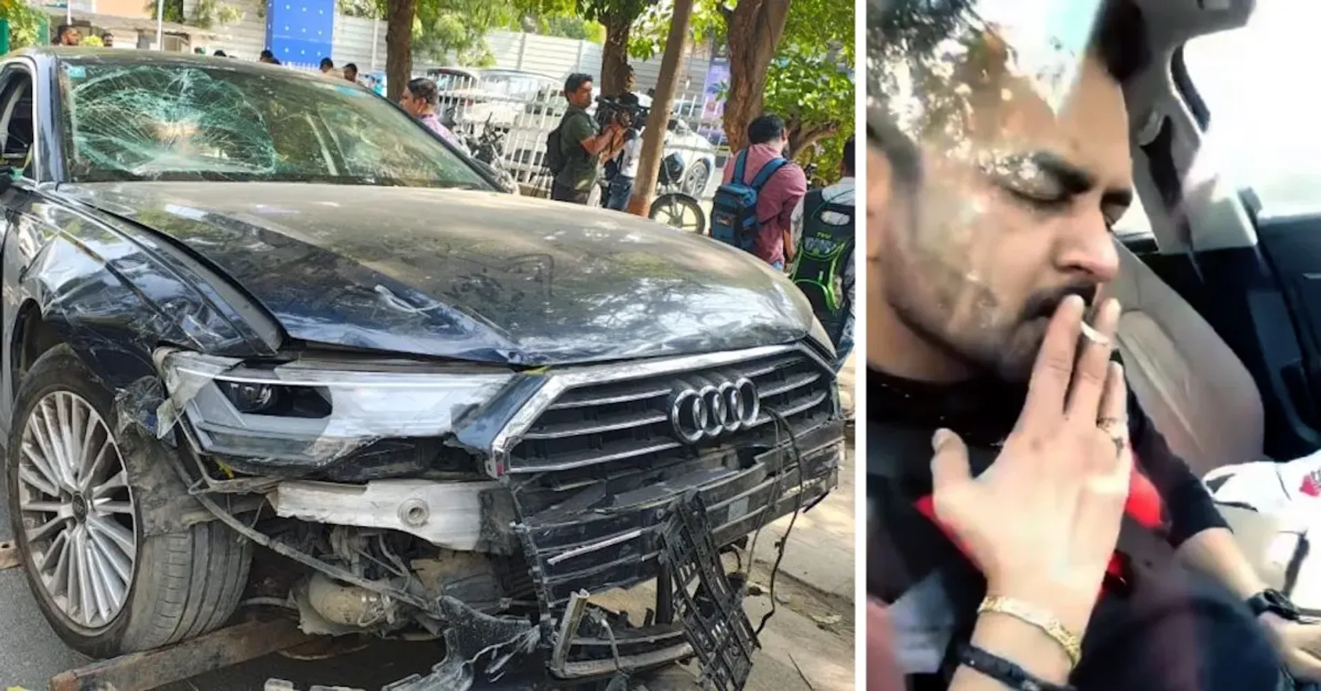 Drunk-Audi-Driver-Unleashes-Havoc-In-Peak-Traffic-Rams-Multiple-Vehicles.