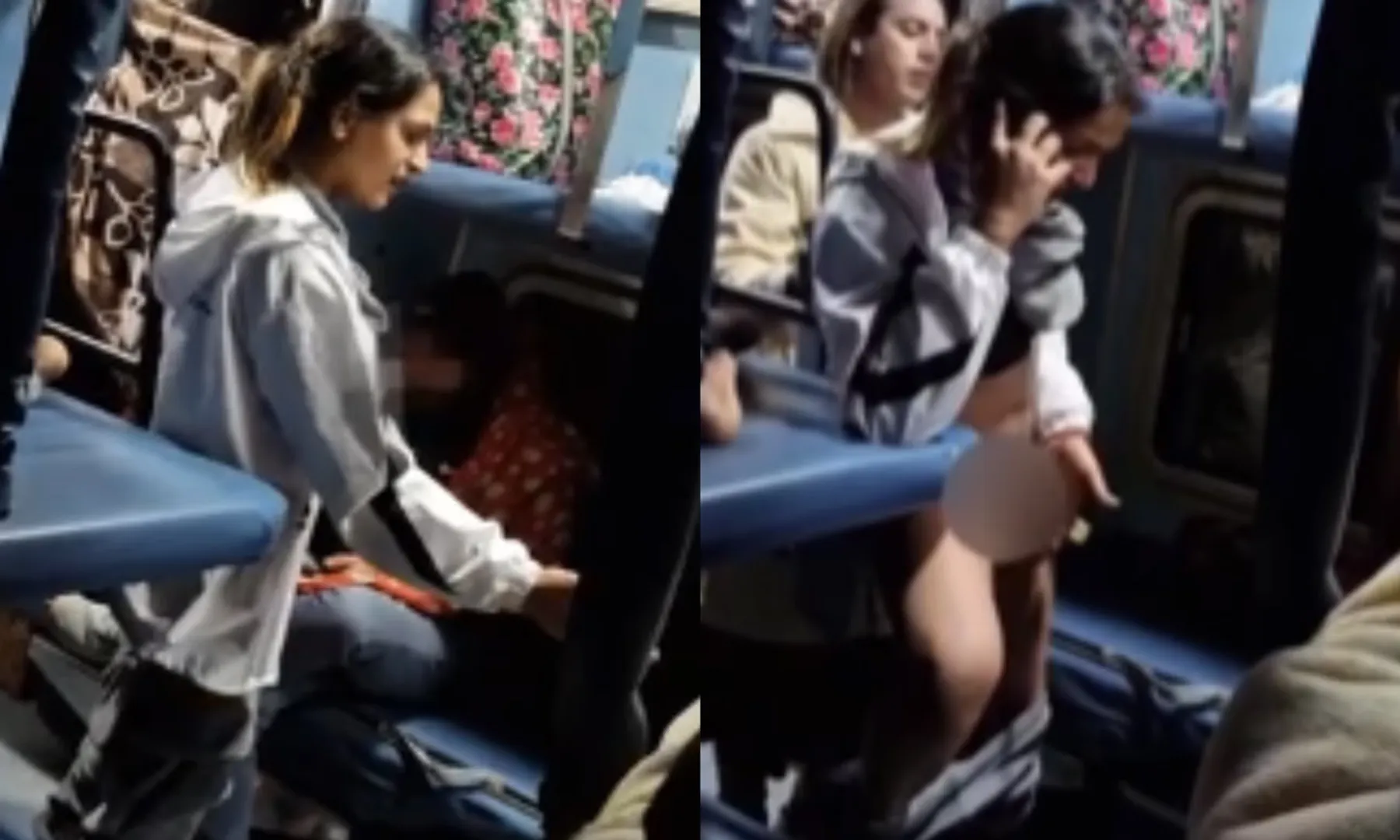 Transgender harasses and strips man on train in front of his family: