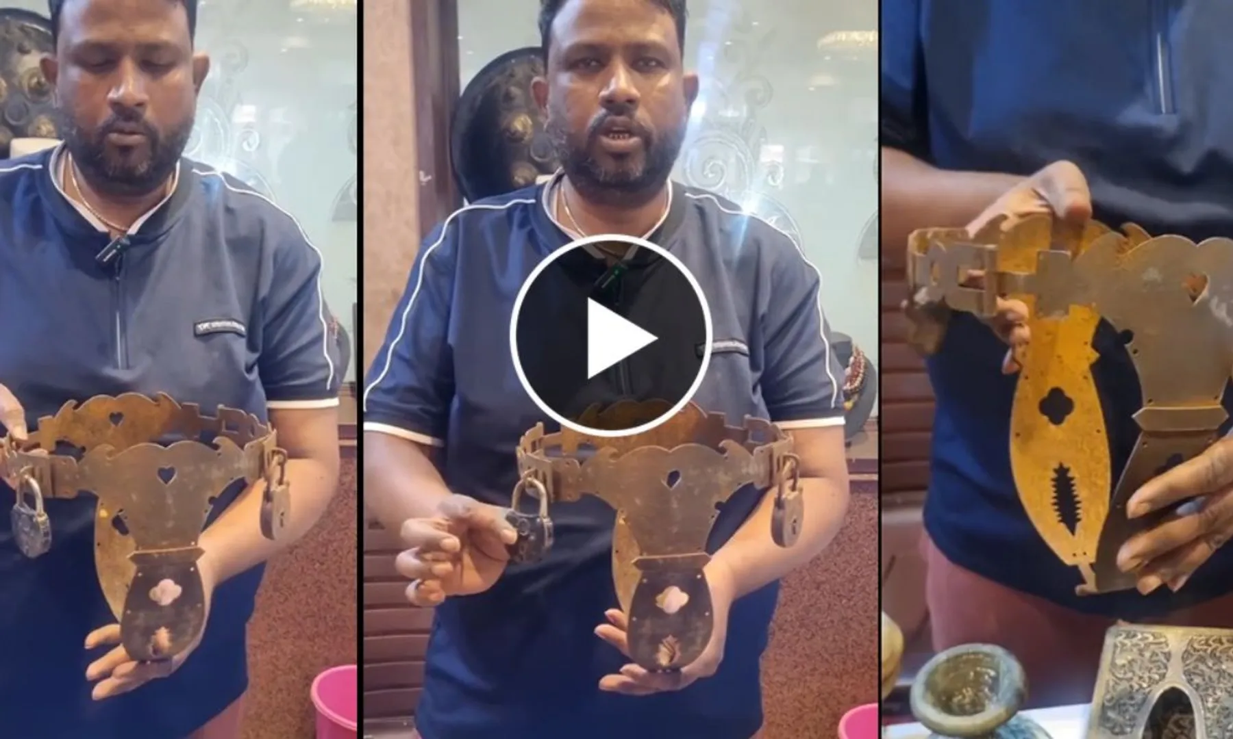 Kings made their queens wear locked iron underwear, viral video claims- Watch